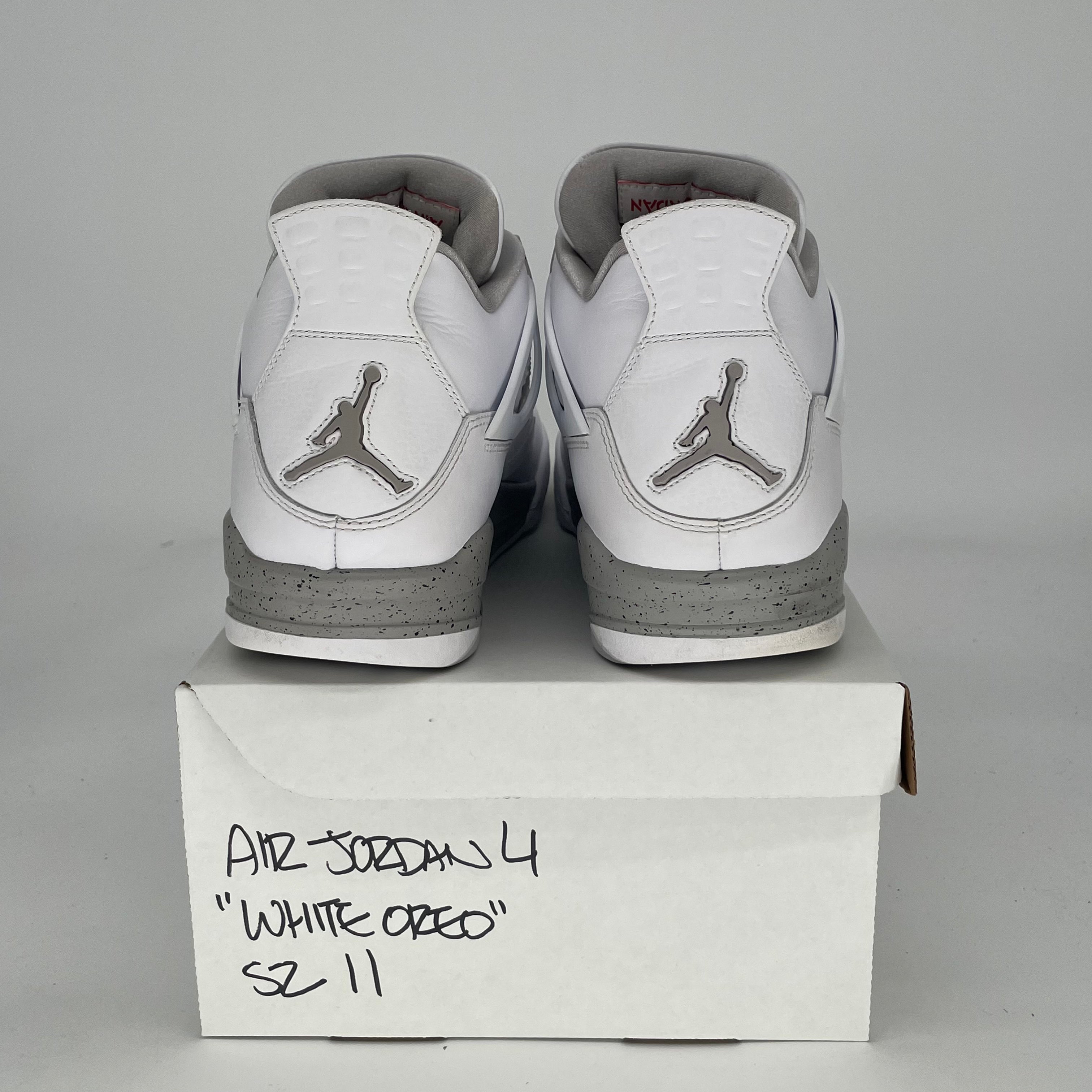 AIR JORDAN 4 WHITE OREO CT8527-100 SIZE 11/12.5W
