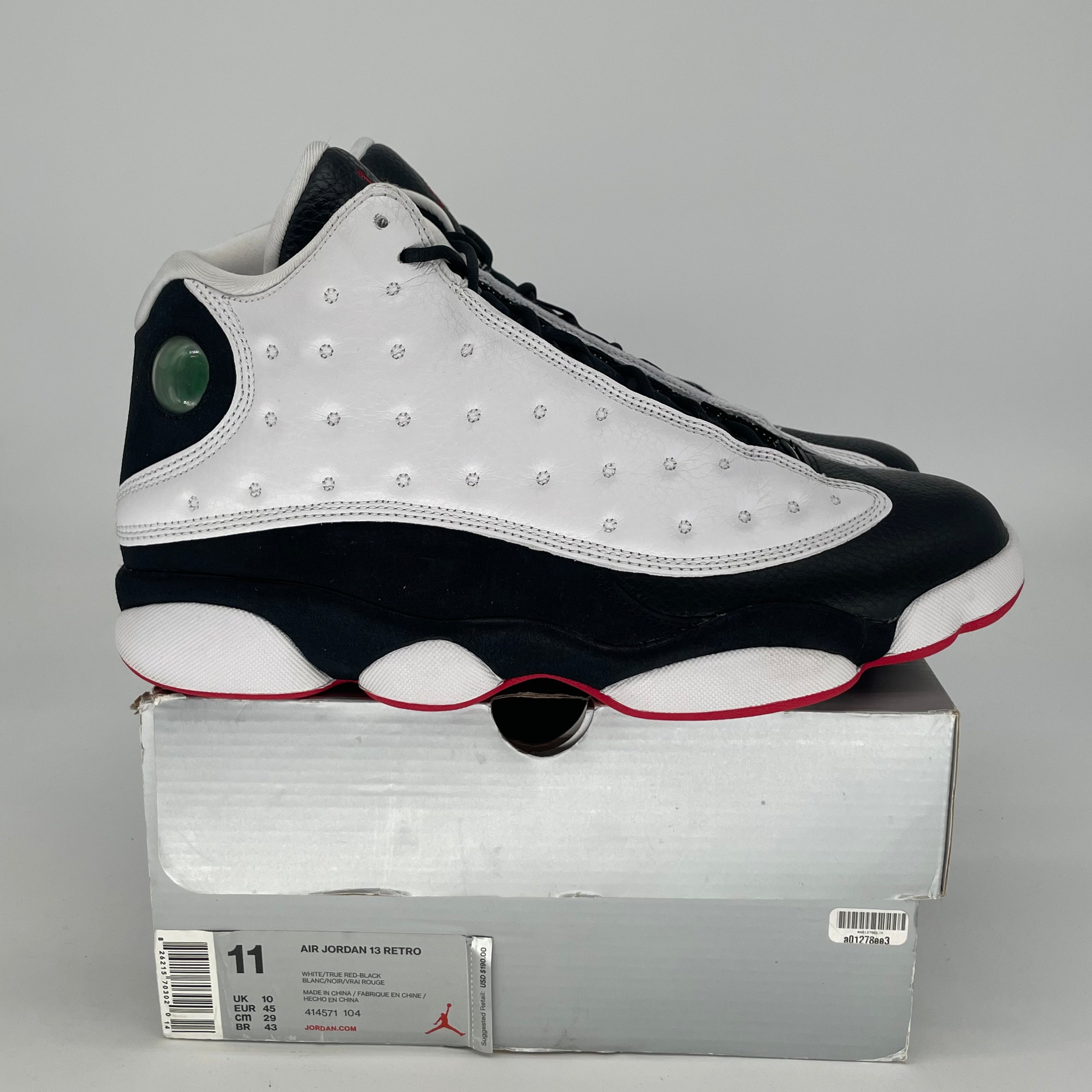 AIR JORDAN 13 HE GOT GAME 414571-104 SIZE 11/12.5W