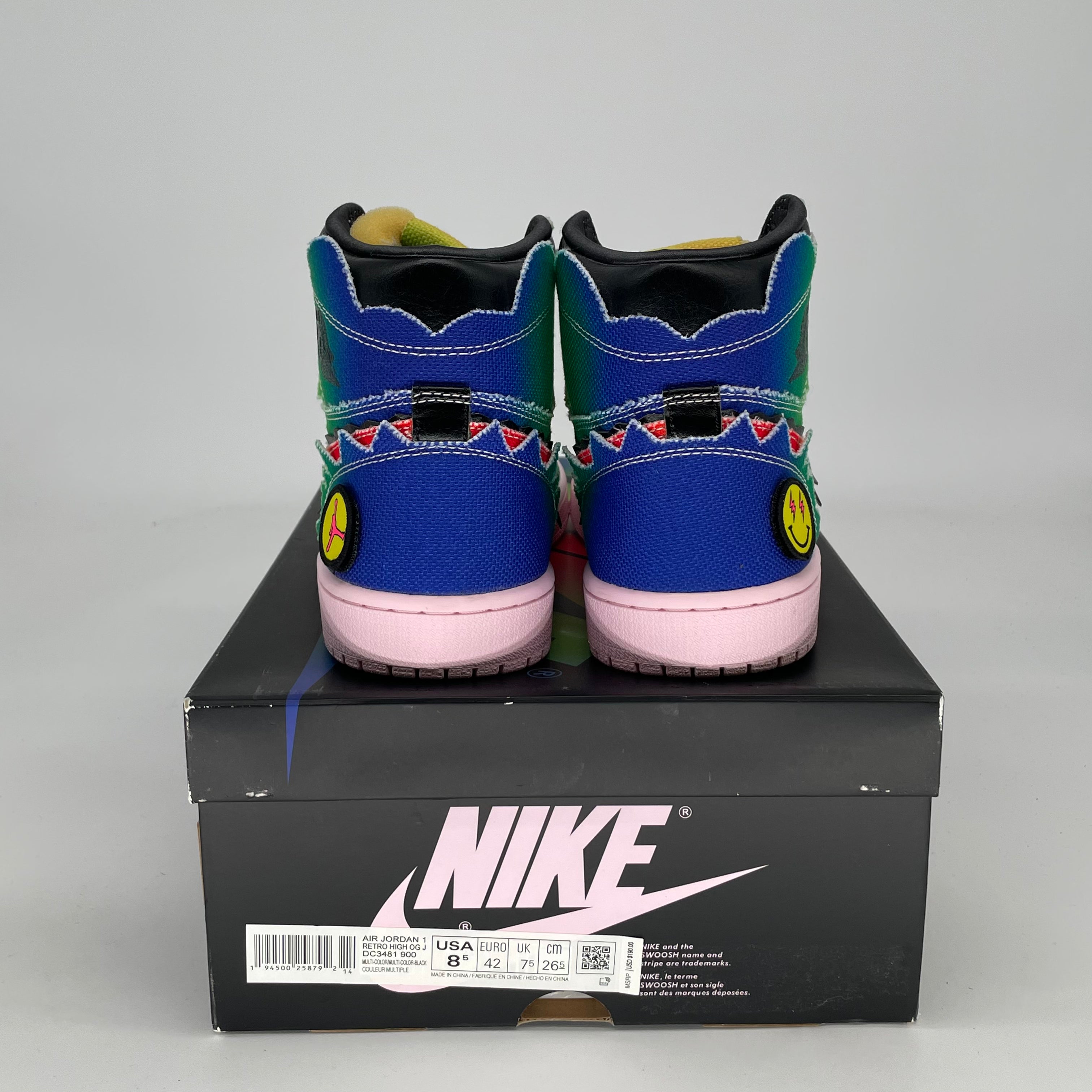 AIR JORDAN 1 J BALVIN SIZE 8.5/10W DC3481-900