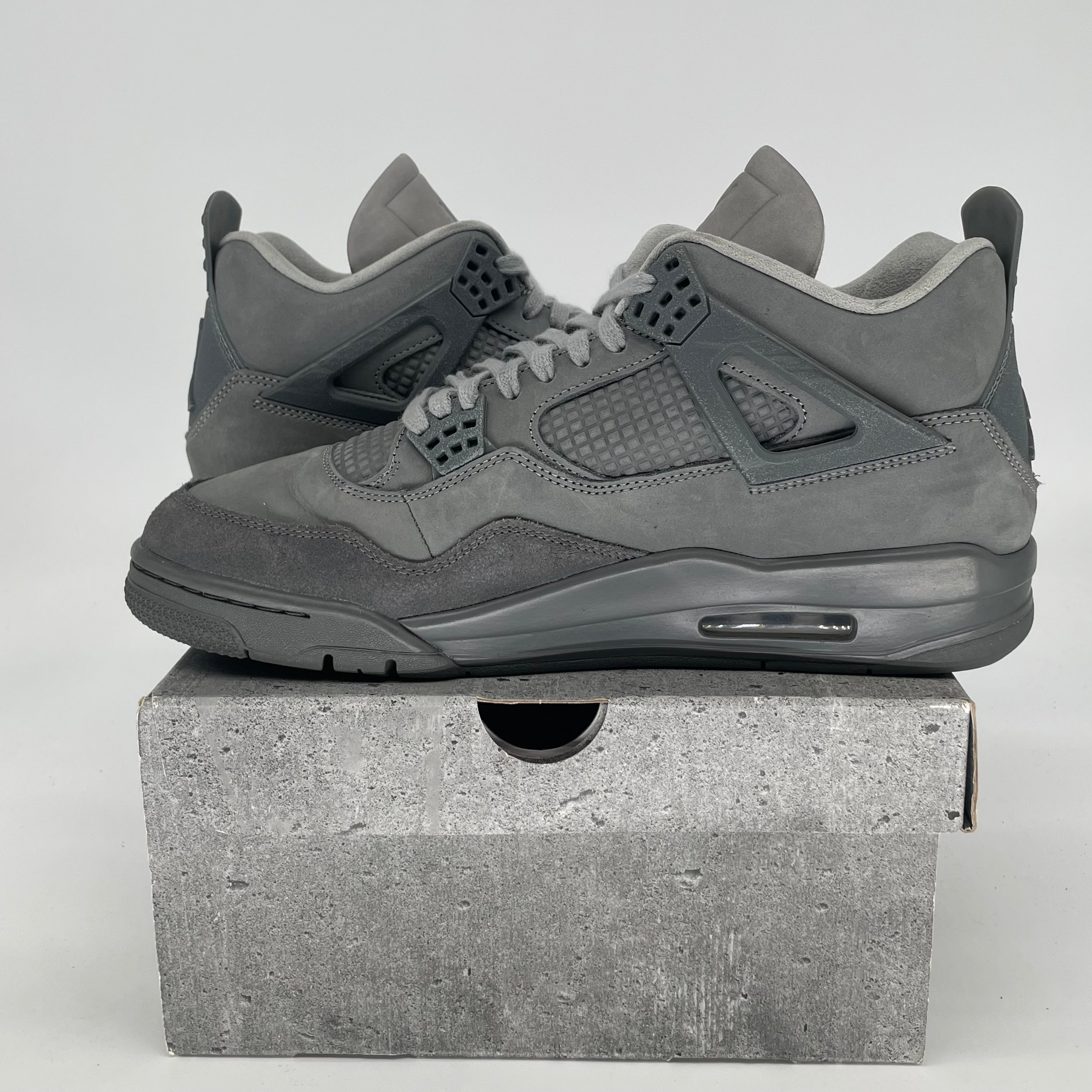 AIR JORDAN 4 WET CEMENT FQ7928-001 SIZE 11/12.5W