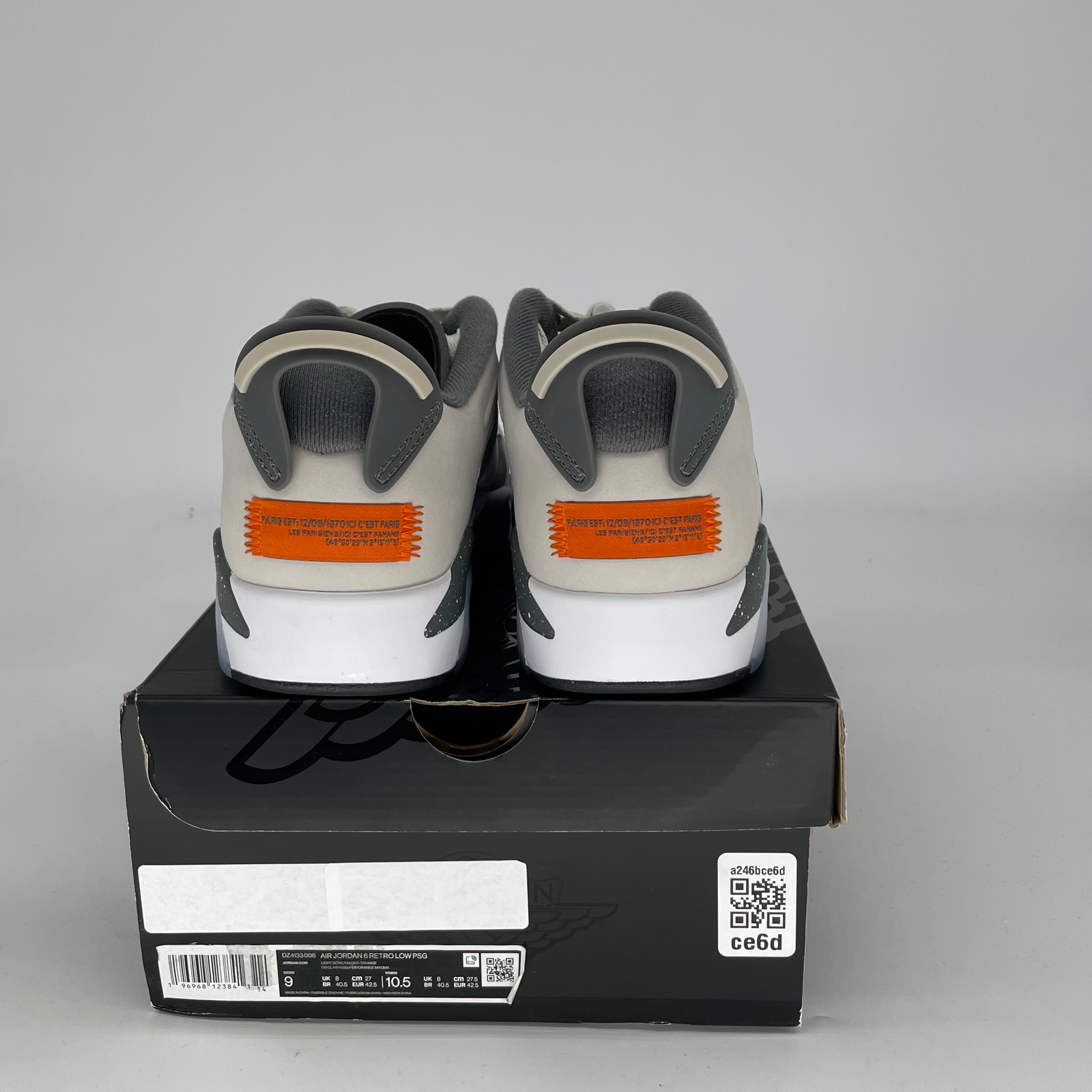 AIR JORDAN 6 LOW PSG SIZE 9/10.5W DZ4133-008
