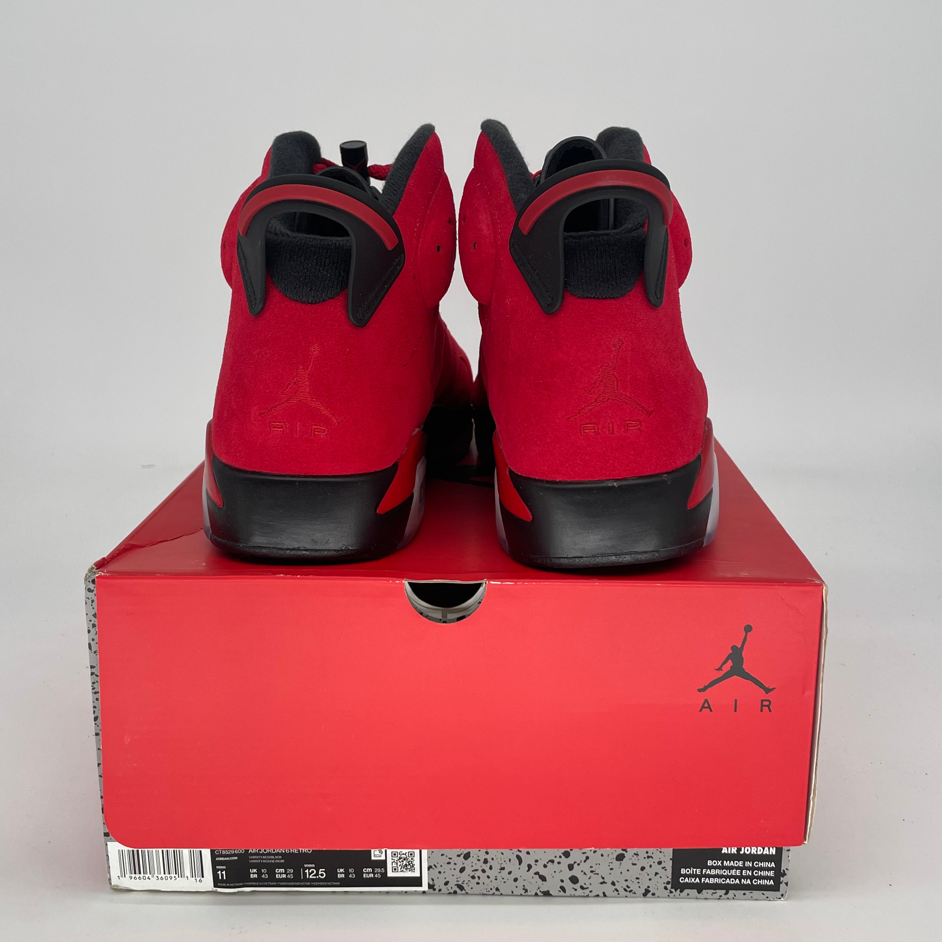 AIR JORDAN 6 TORO BRAVO CT8529-600 SIZE 11/12.5W