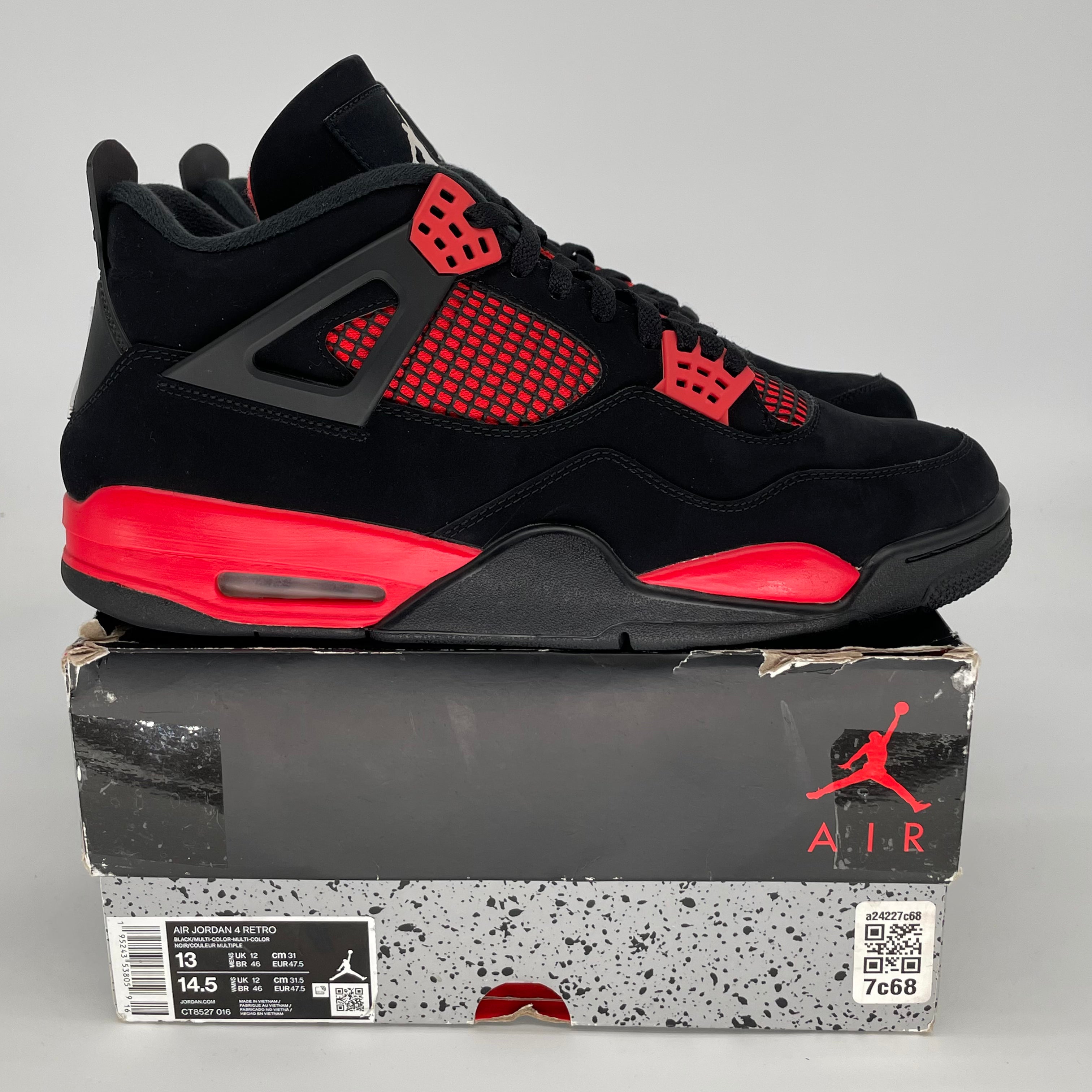 AIR JORDAN 4 RED THUNDER SIZE 13 CT8527-016