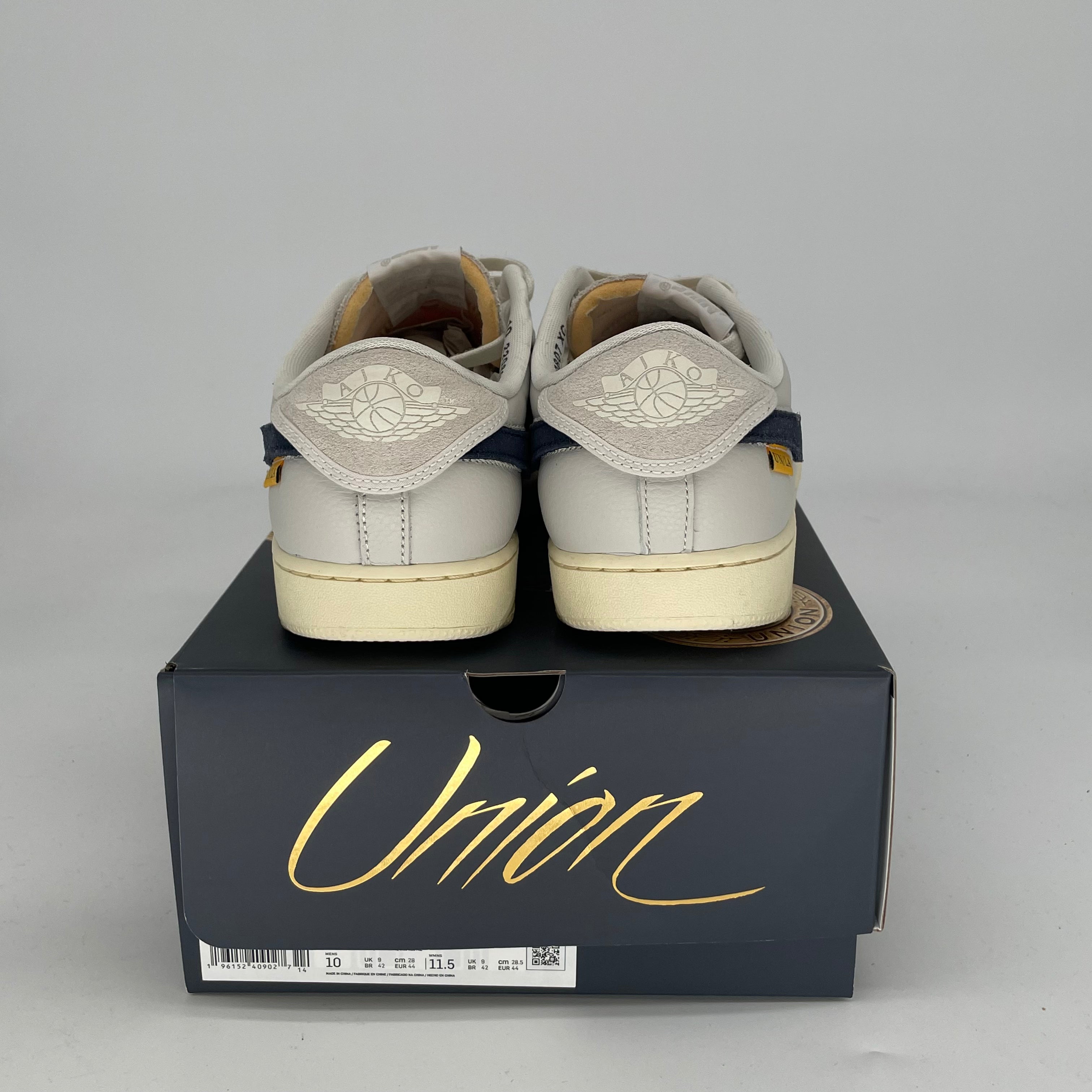AIR JORDAN 1 LOW UNION SAIL LEATHER SIZE 10/11.5W DZ4864-100
