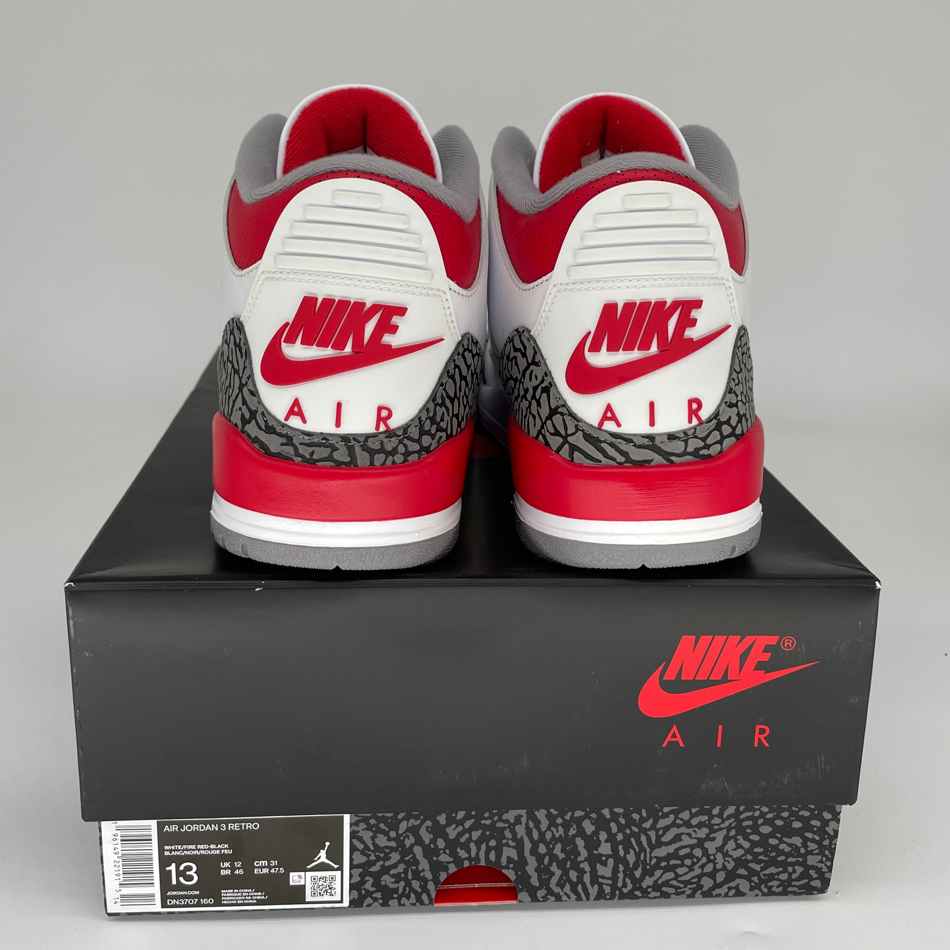 AIR JORDAN 3 FIRE RED SIZE 13 DN3707-160