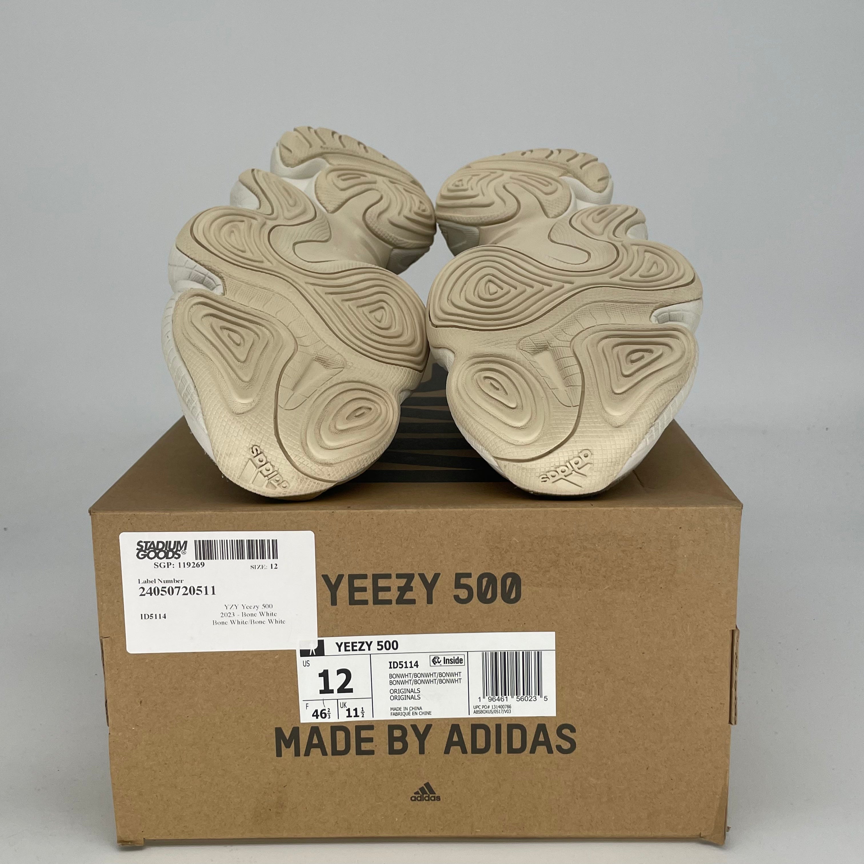ADIDAS YEEZY 500 BONE WHITE ID5114 SIZE 12/13.5W