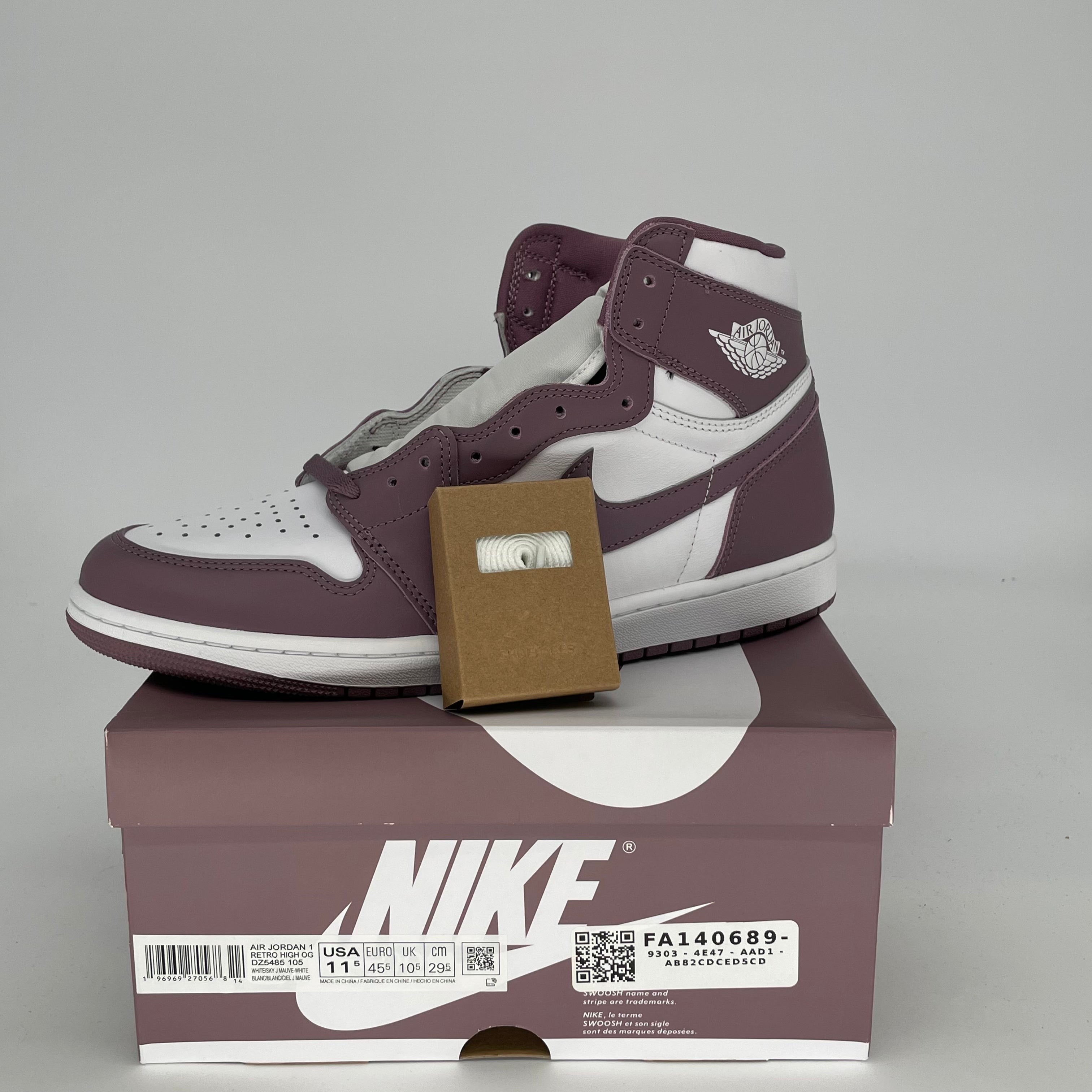 AIR JORDAN 1 MAUVE SIZE 11.5 DZ5485-105