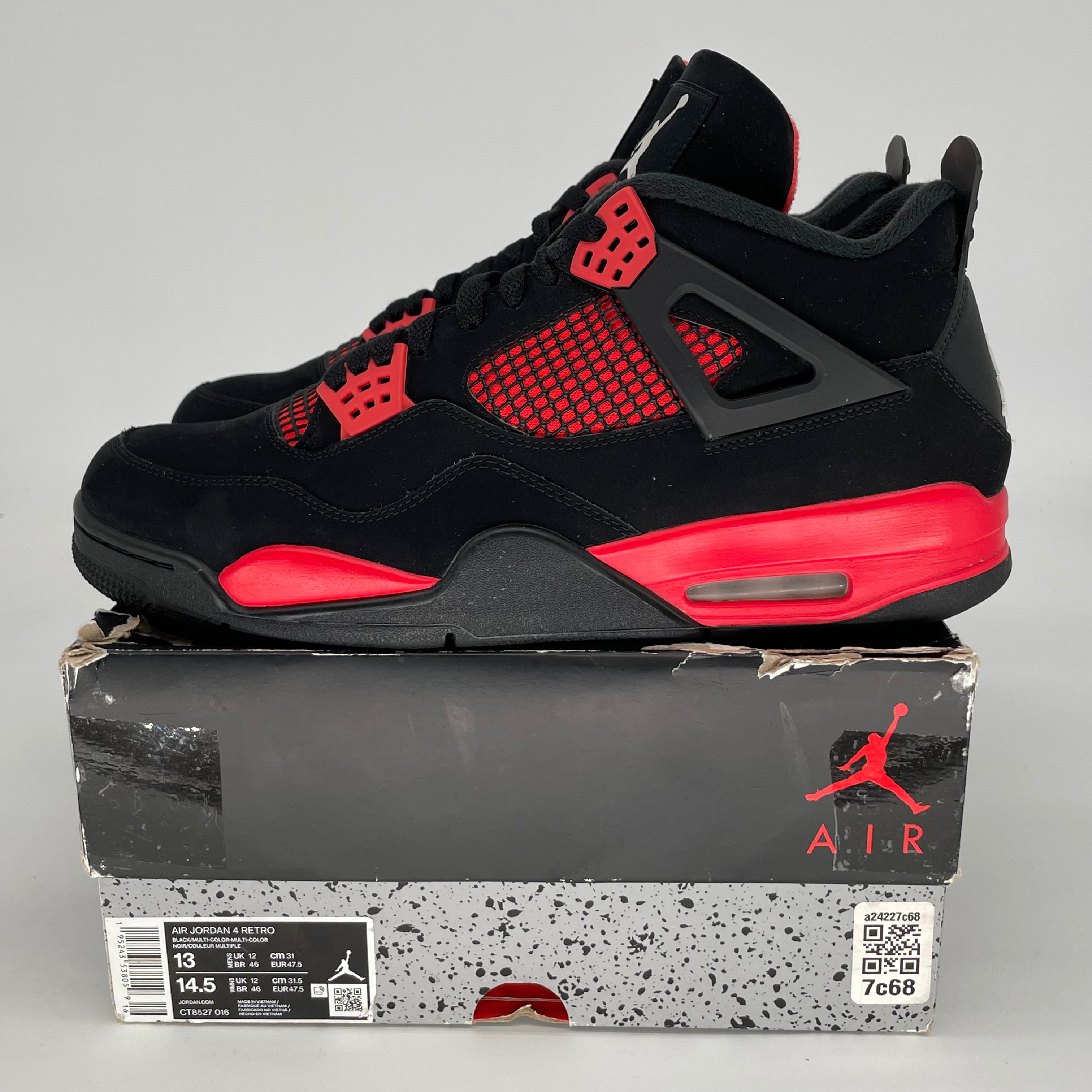 AIR JORDAN 4 RED THUNDER SIZE 13 CT8527-016