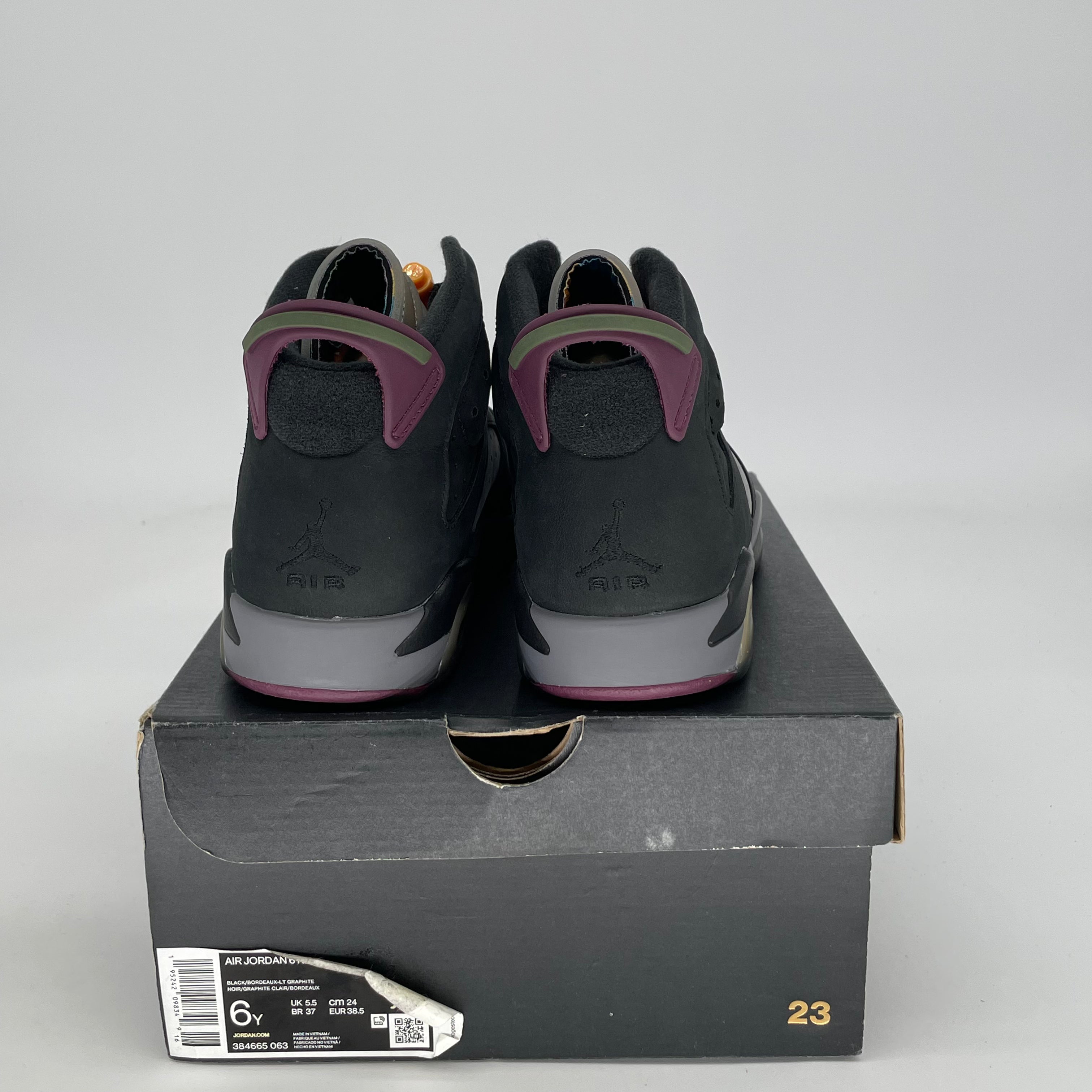 AIR JORDAN 6 BORDEAUX SIZE 6/7.5W 384665-063