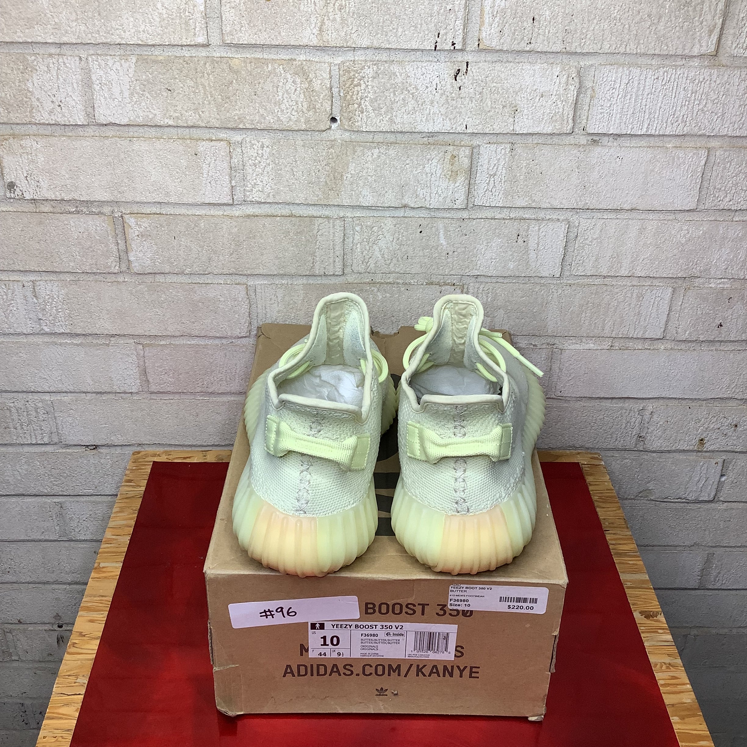 ADIDAS YEEZY 350 V2 BUTTER SIZE 10 F36980