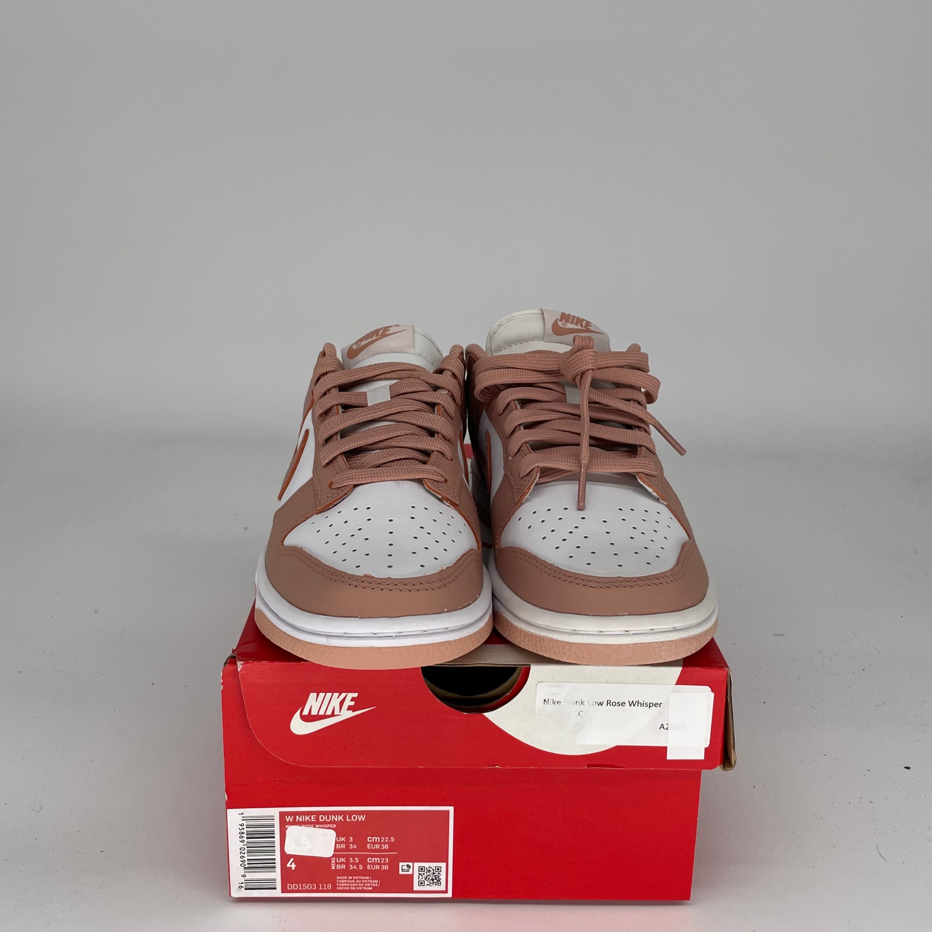 NIKE DUNK LOW ROSE WHISPER W SIZE 4/5.5W DD1503-118