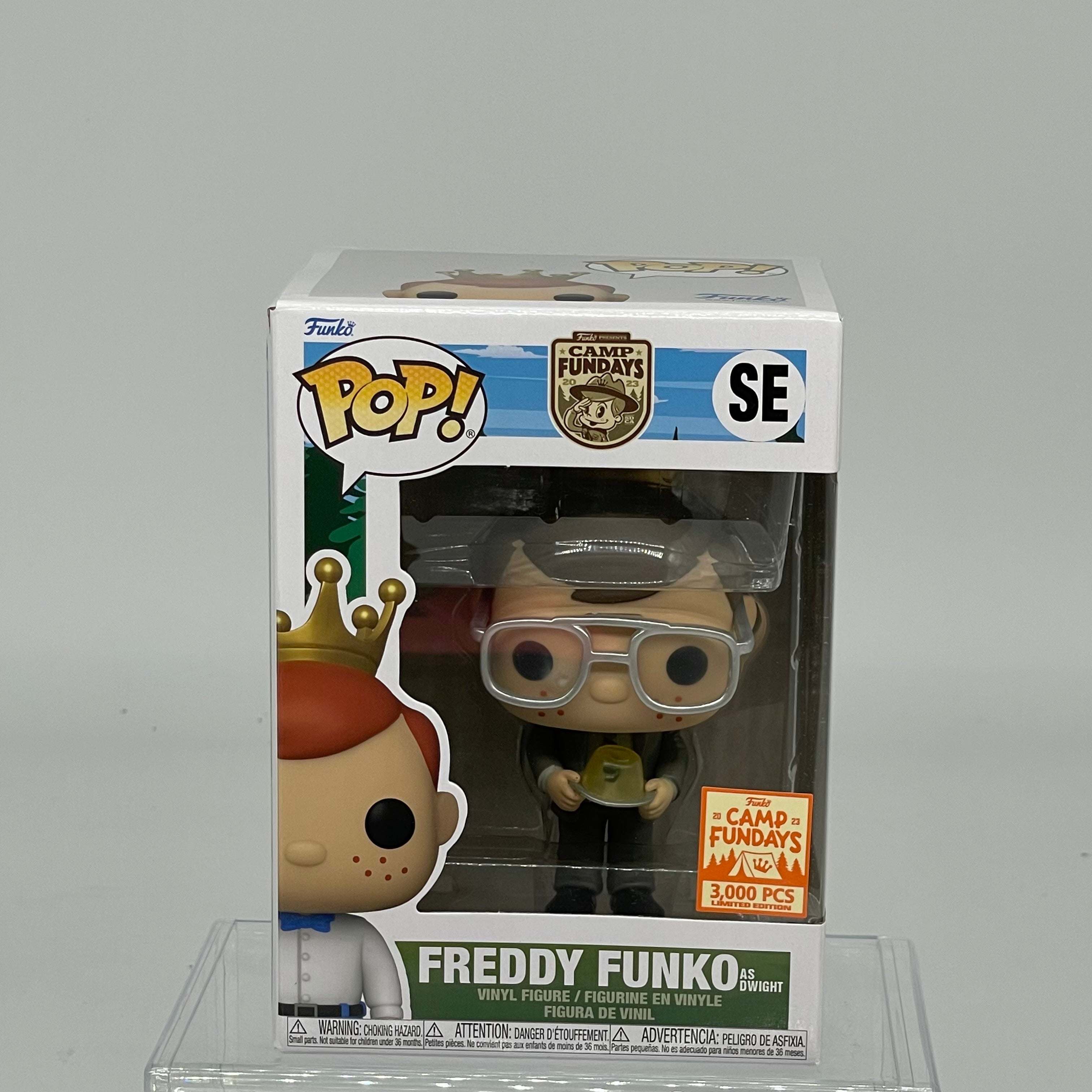 FUNKO POP FREDDY FUNKO AS DWIGHT SDCC LE 3000 DRM230504