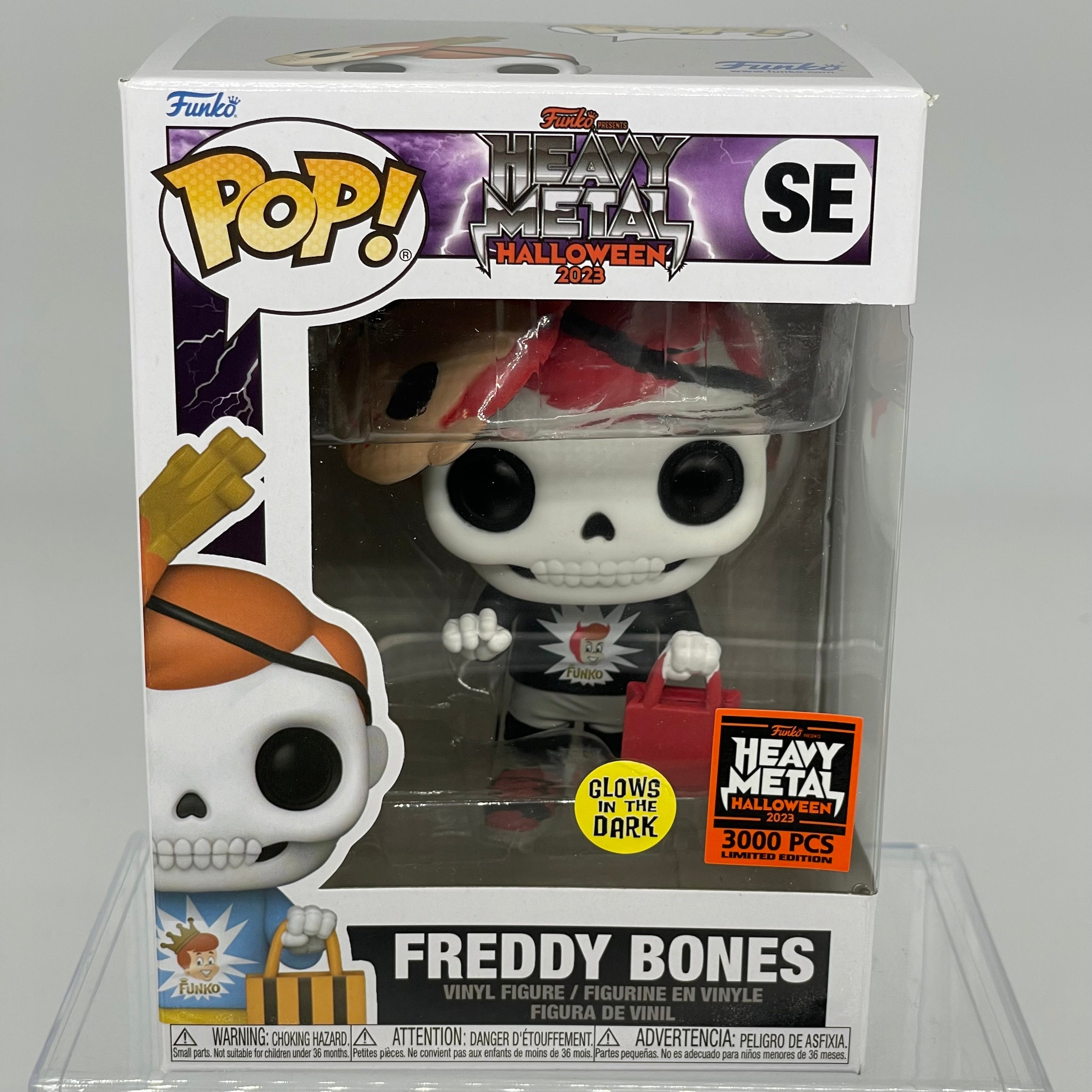 FUNKO POP FREDDY BONES GLOW IN THE DARK NYCC LE 3000 DRM230706