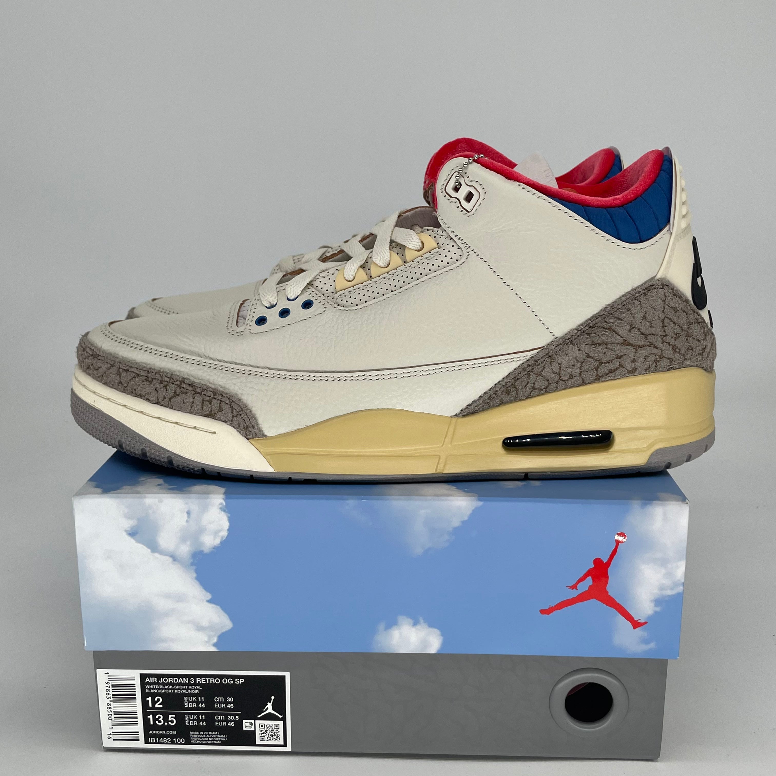 AIR JORDAN 3 SEOUL 2.0 IB1482-100 SIZE 12/13.5W