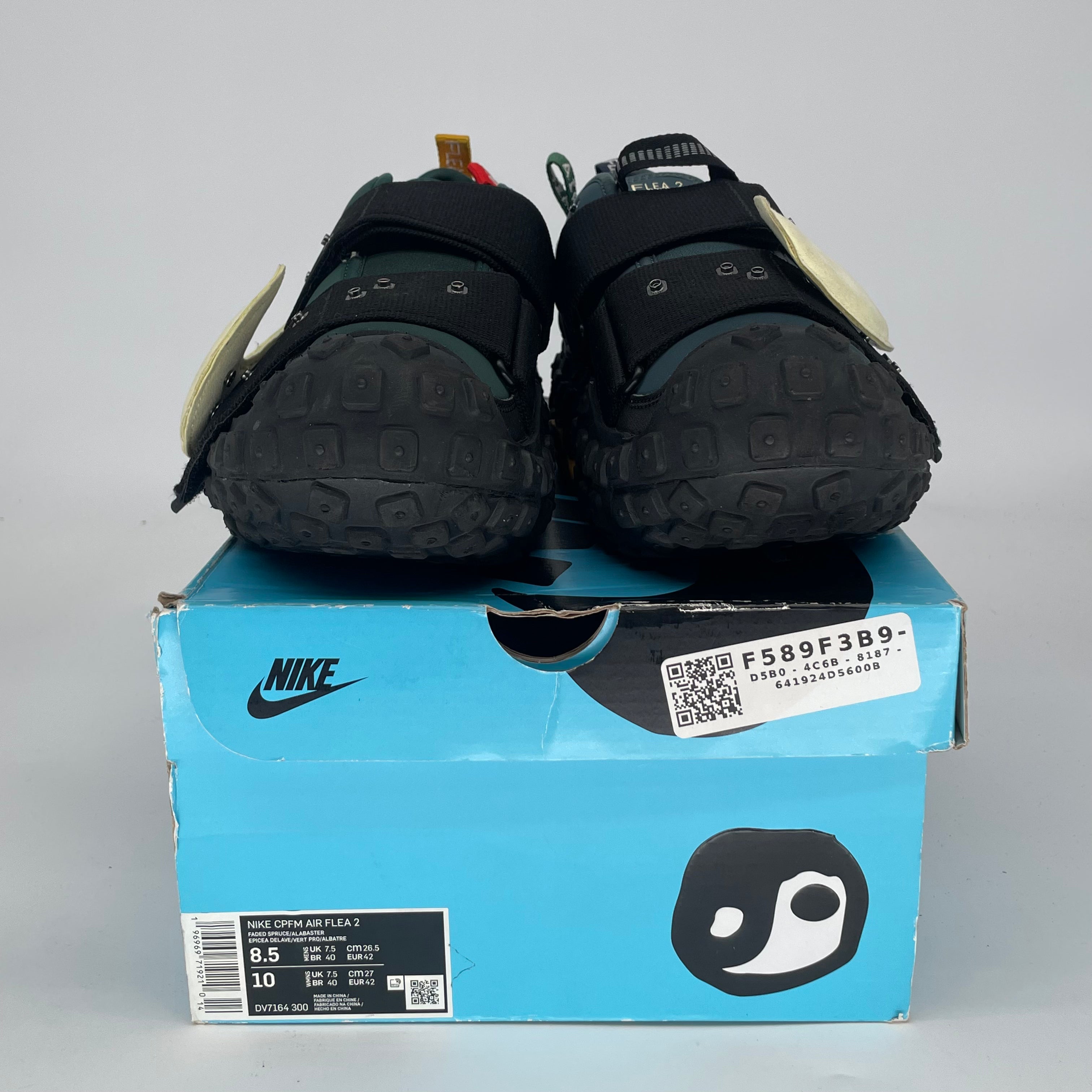 NIKE CPFM AIR FLEA 2 FADED SPRUCE SIZE 8.5/10W DV7164-300