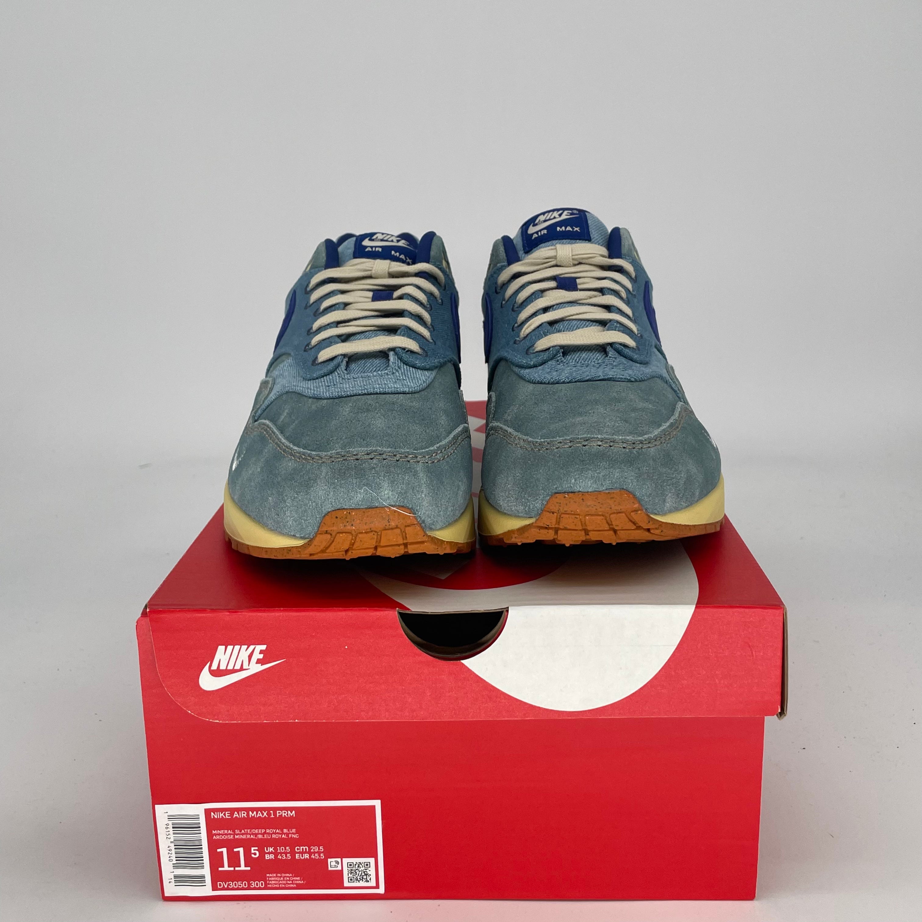 NIKE AIR MAX 1 DIRTY DENIM DV3050-300 SIZE 11.5/13W