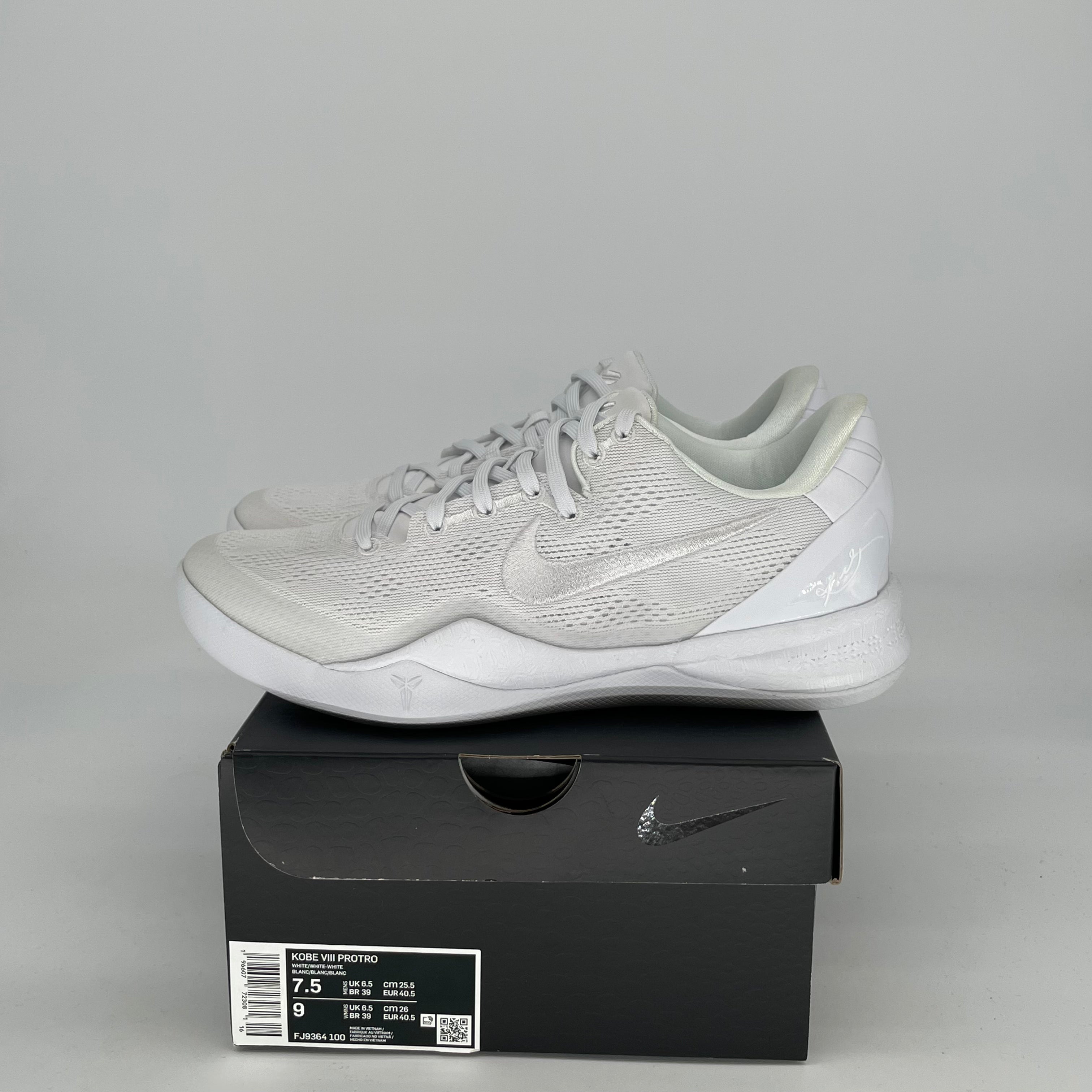 NIKE KOBE 8 HALO SIZE 7.5/9W FJ9364-100