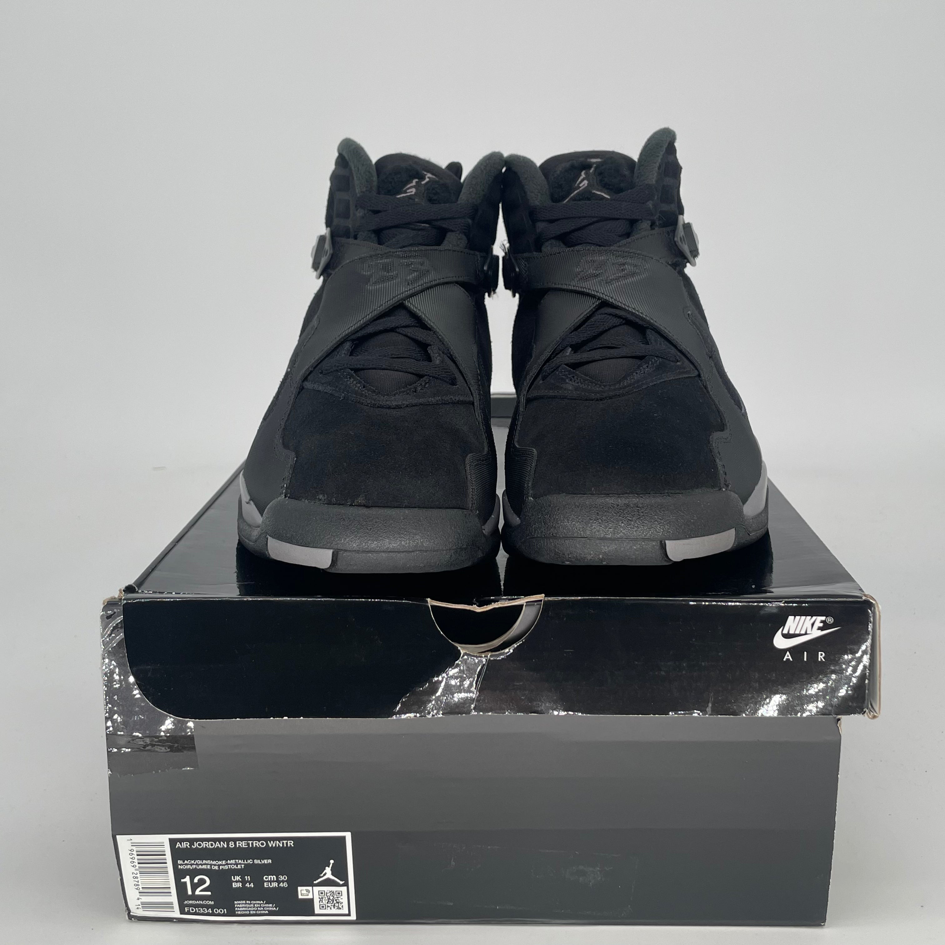 AIR JORDAN 8 WINTERIZED GUNSMOKE FD1334-001 SIZE 12/13.5W