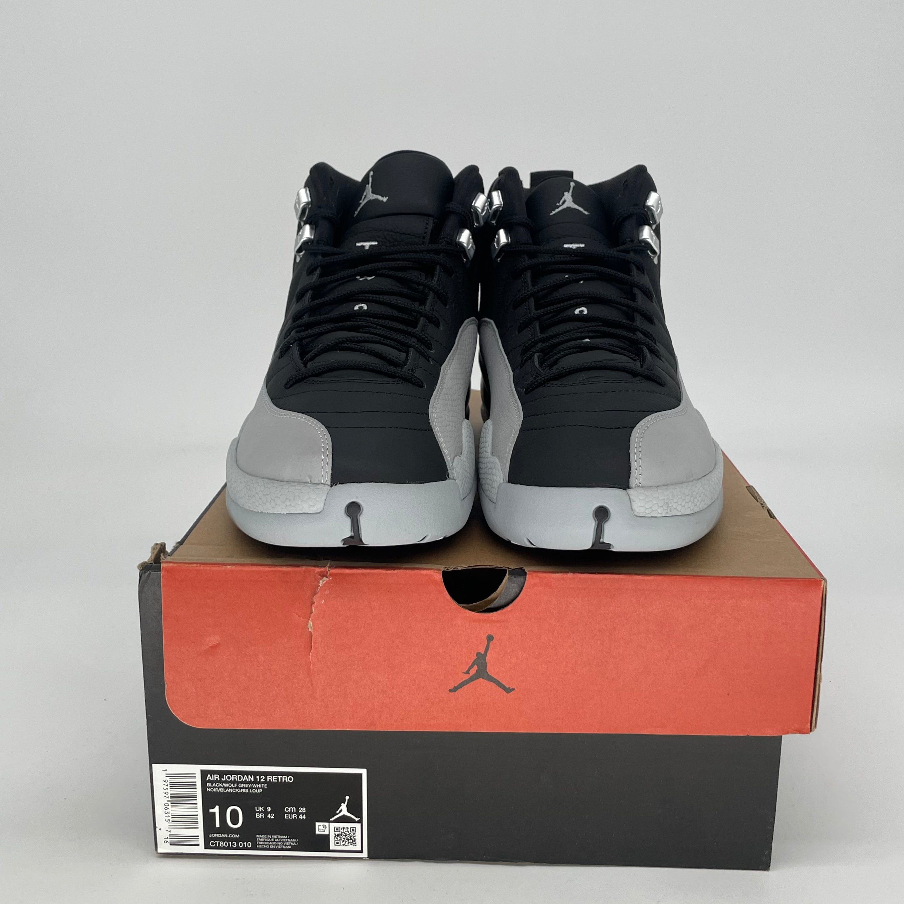 AIR JORDAN 12 BARONS CT8013-010 SIZE 10/11.5W