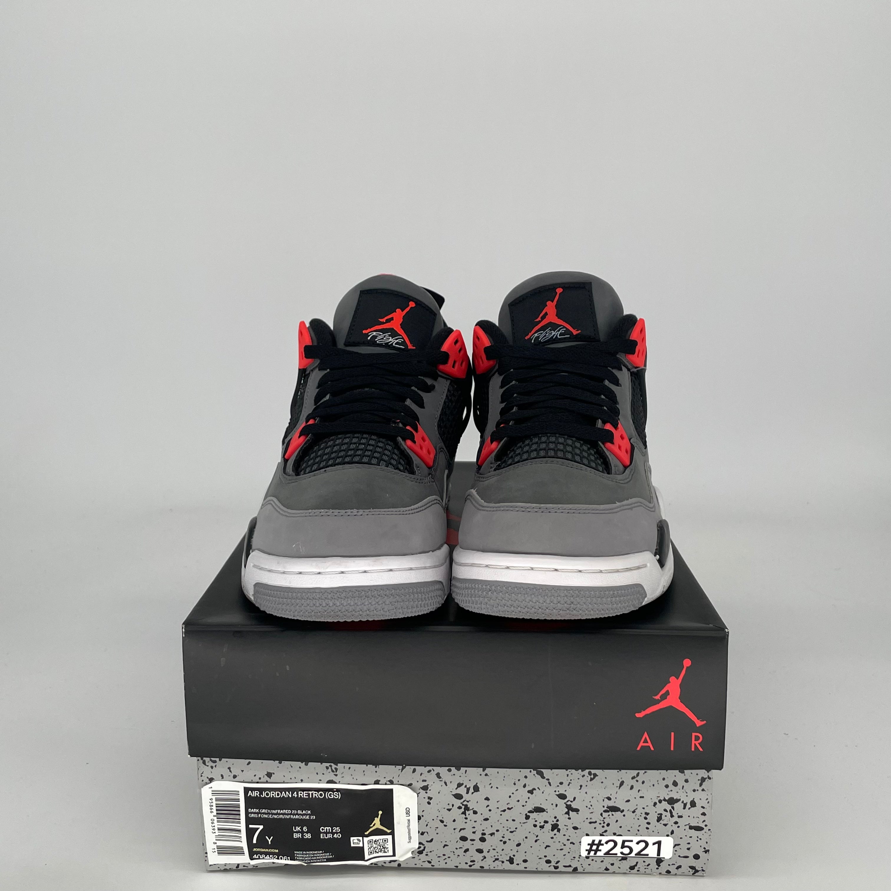 AIR JORDAN 4 INFRARED 408452-061 SIZE 7/8.5W
