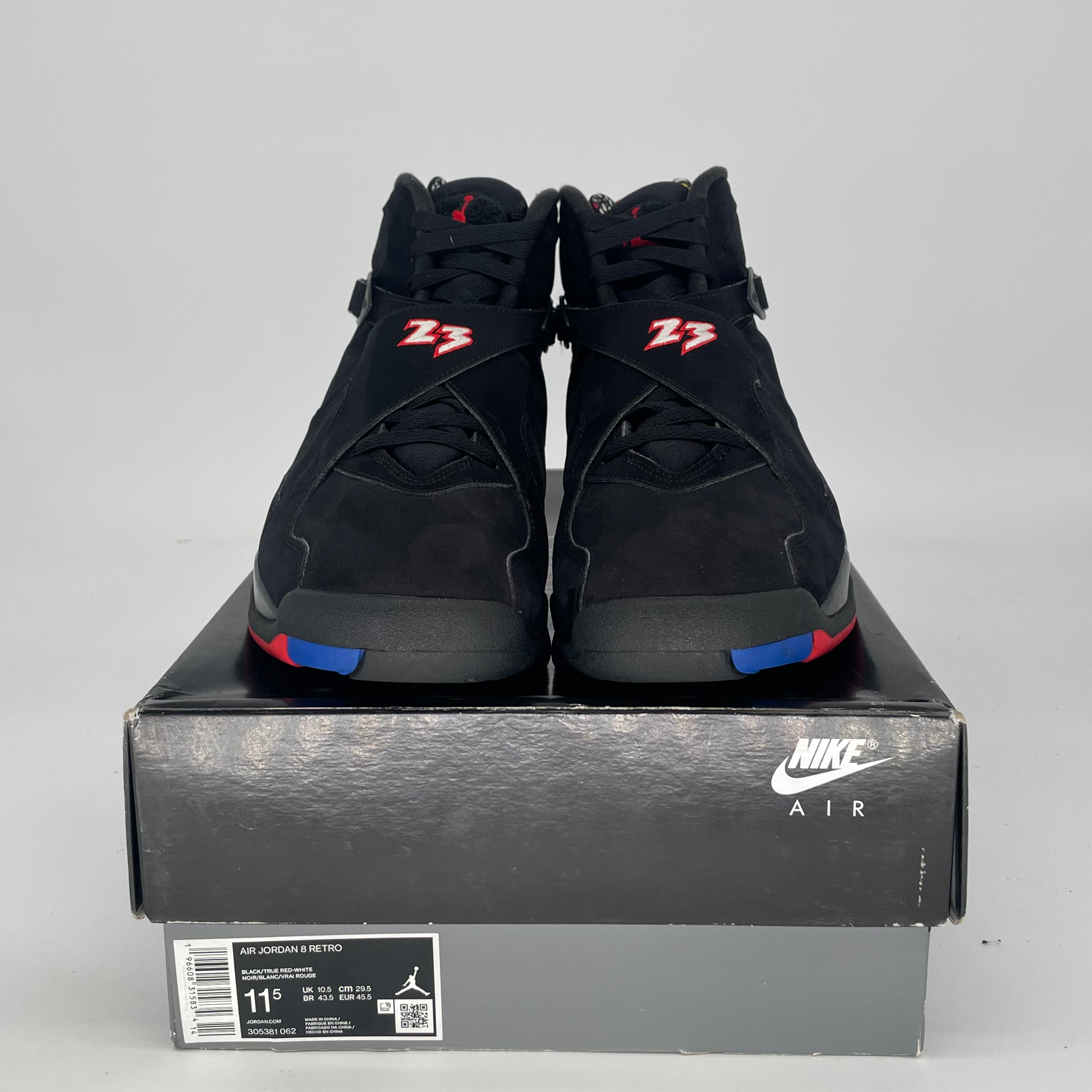 AIR JORDAN 8 PLAYOFFS 305381-062 SIZE 11.5/13W