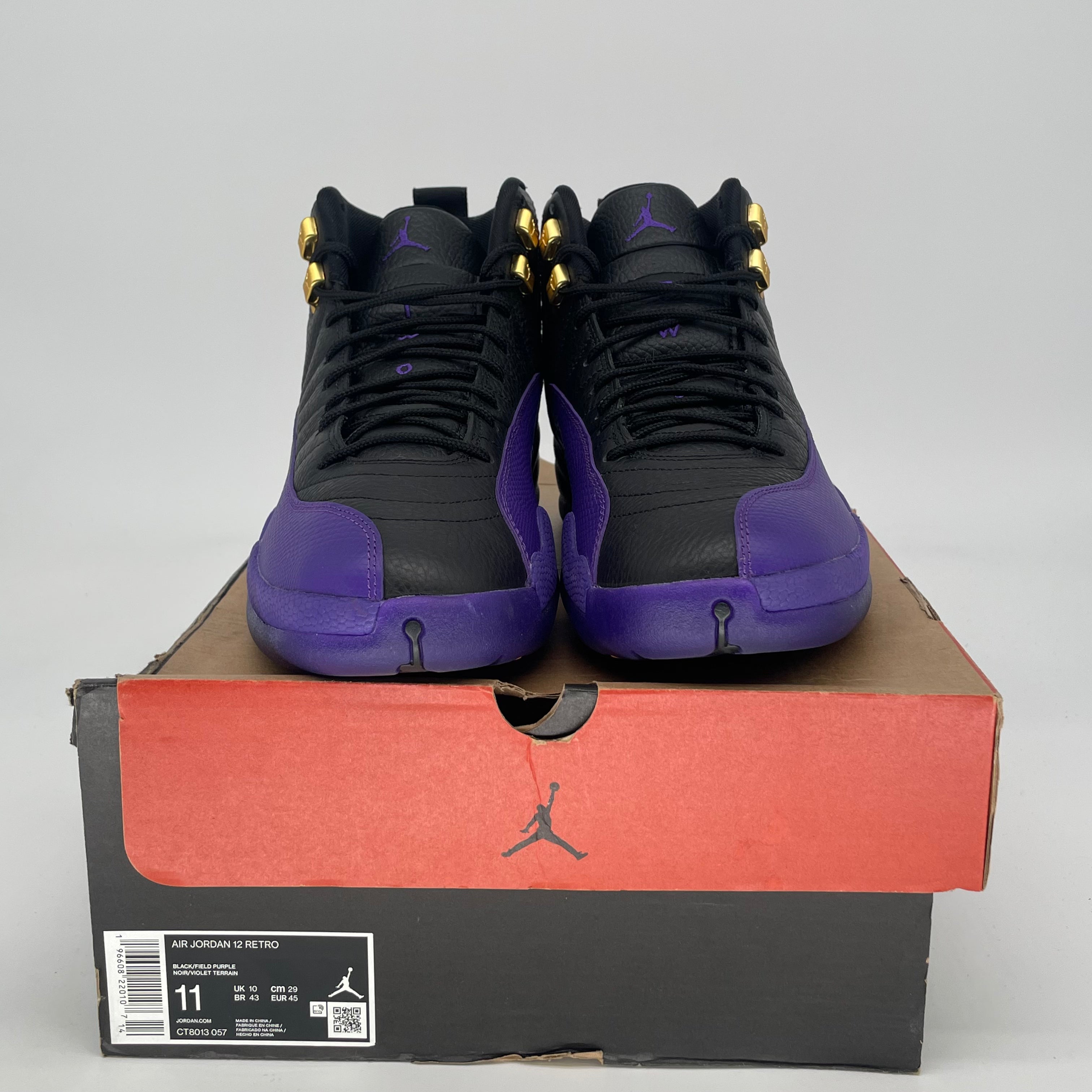 AIR JORDAN 12 FIELD PURPLE CT8013-057 SIZE 11/12.5W