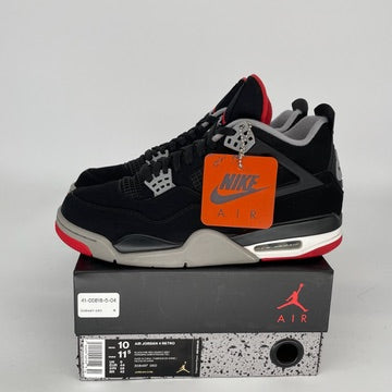 AIR JORDAN 4 BRED SIZE 10 305497-060