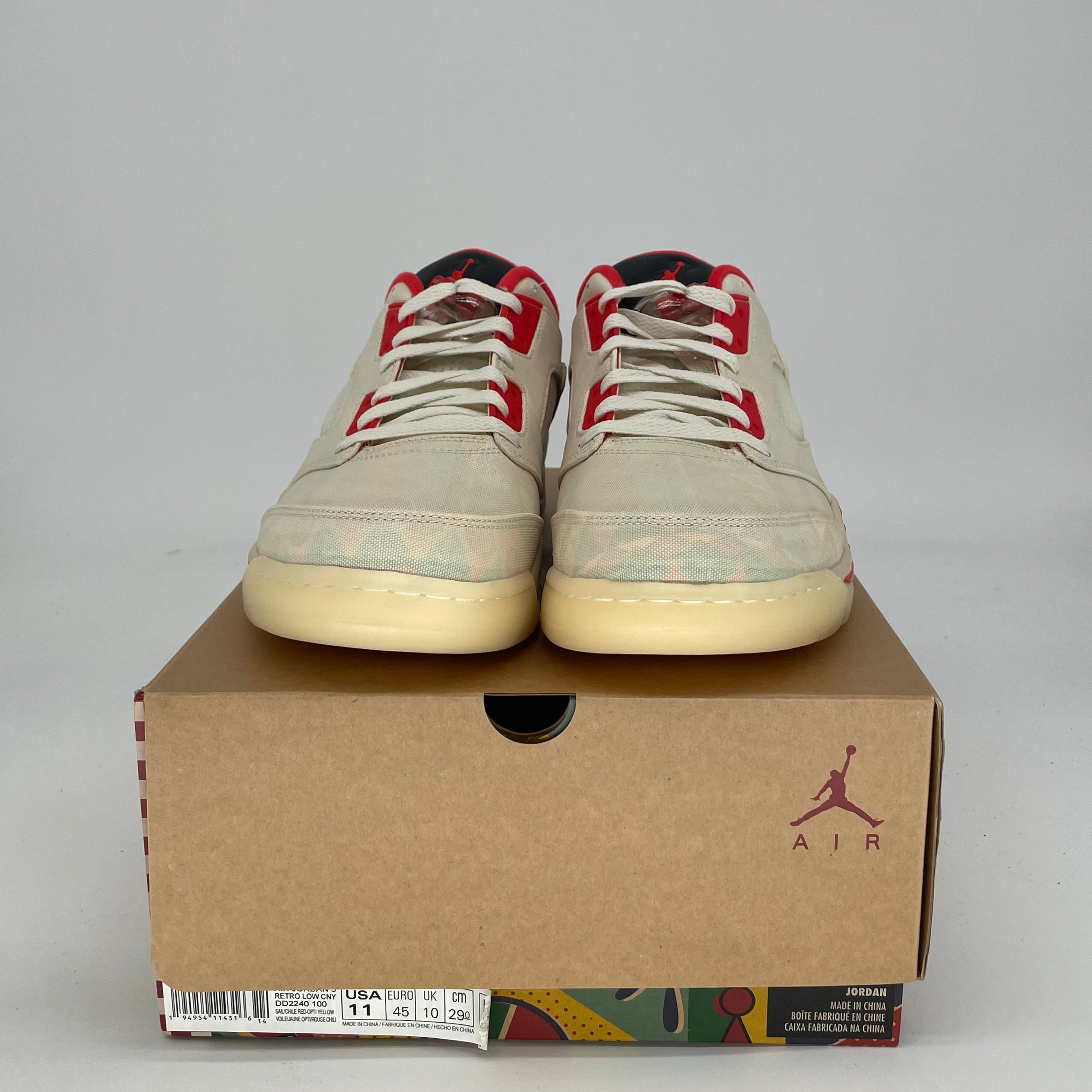 AIR JORDAN 5 LOW CHINESE NEW YEAR DD2240-100 SIZE 11/12.5W