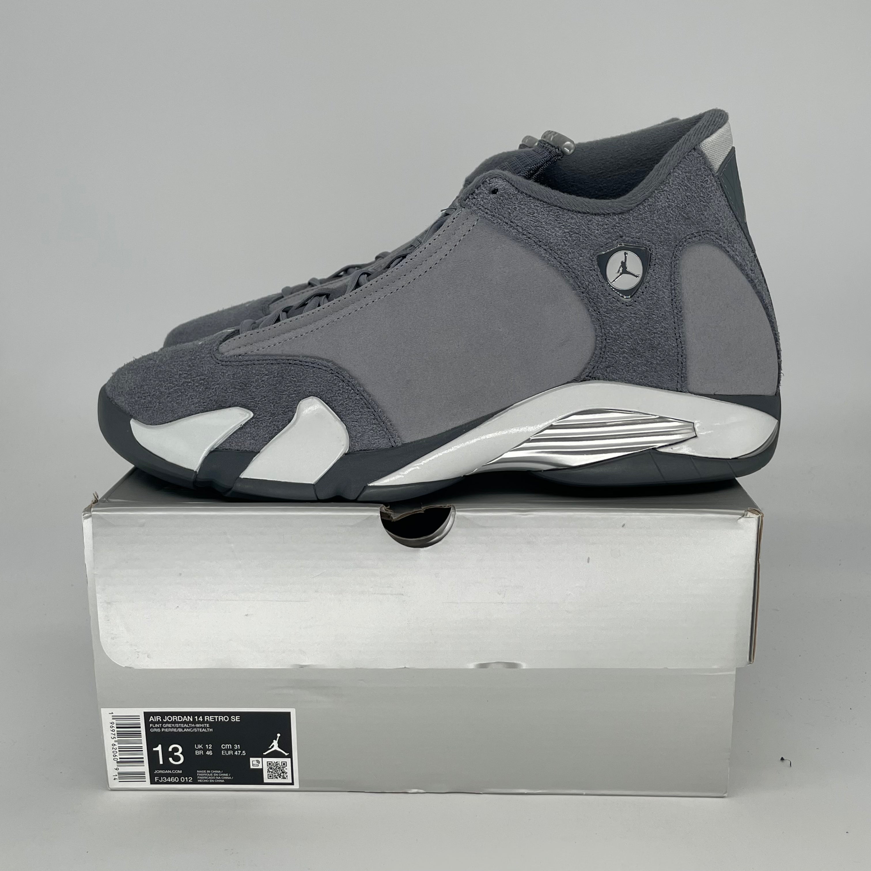 AIR JORDAN 14 FLINT GREY FJ3460-012 SIZE 13/14.5W