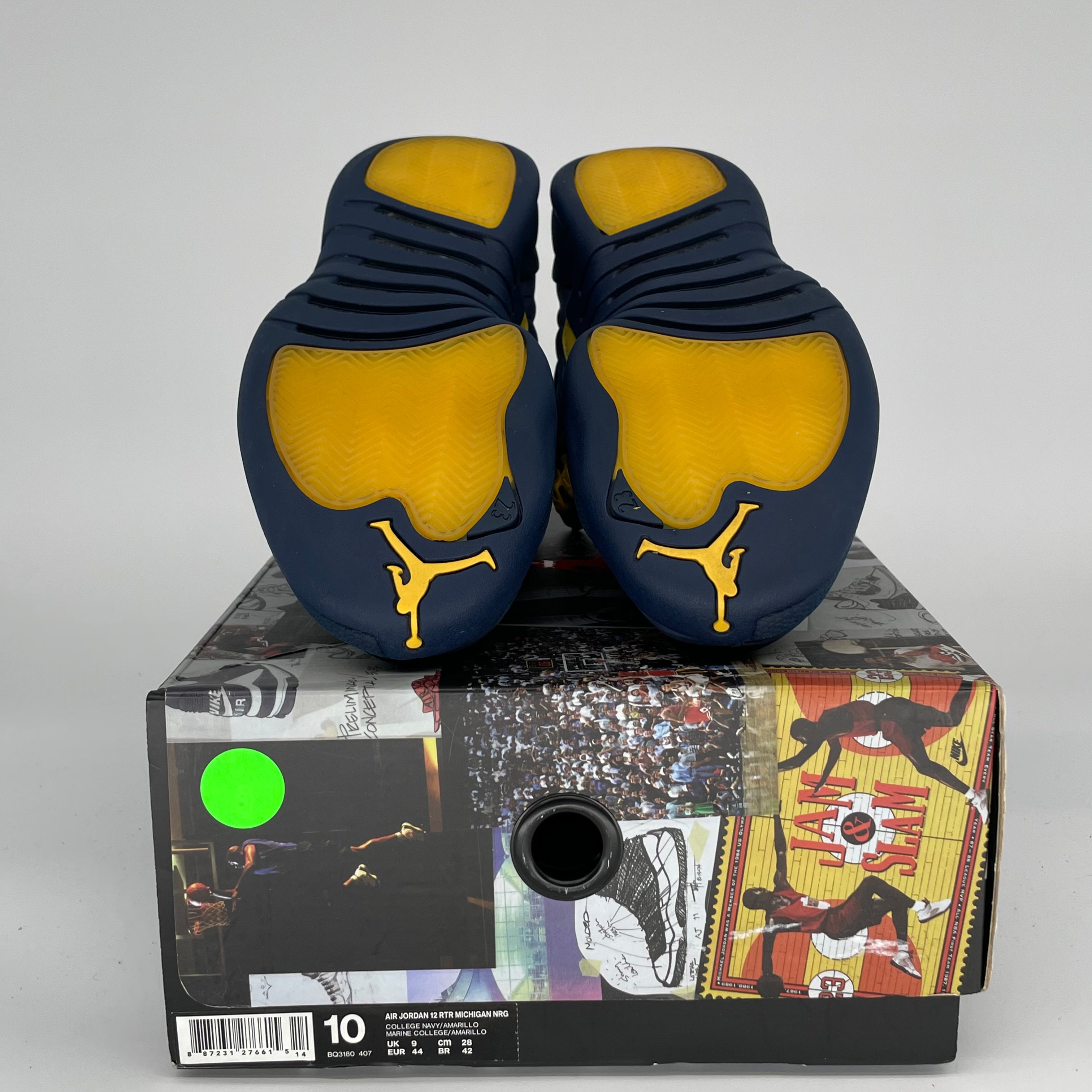 AIR JORDAN 12 MICHIGAN SIZE 10 BQ3180-407