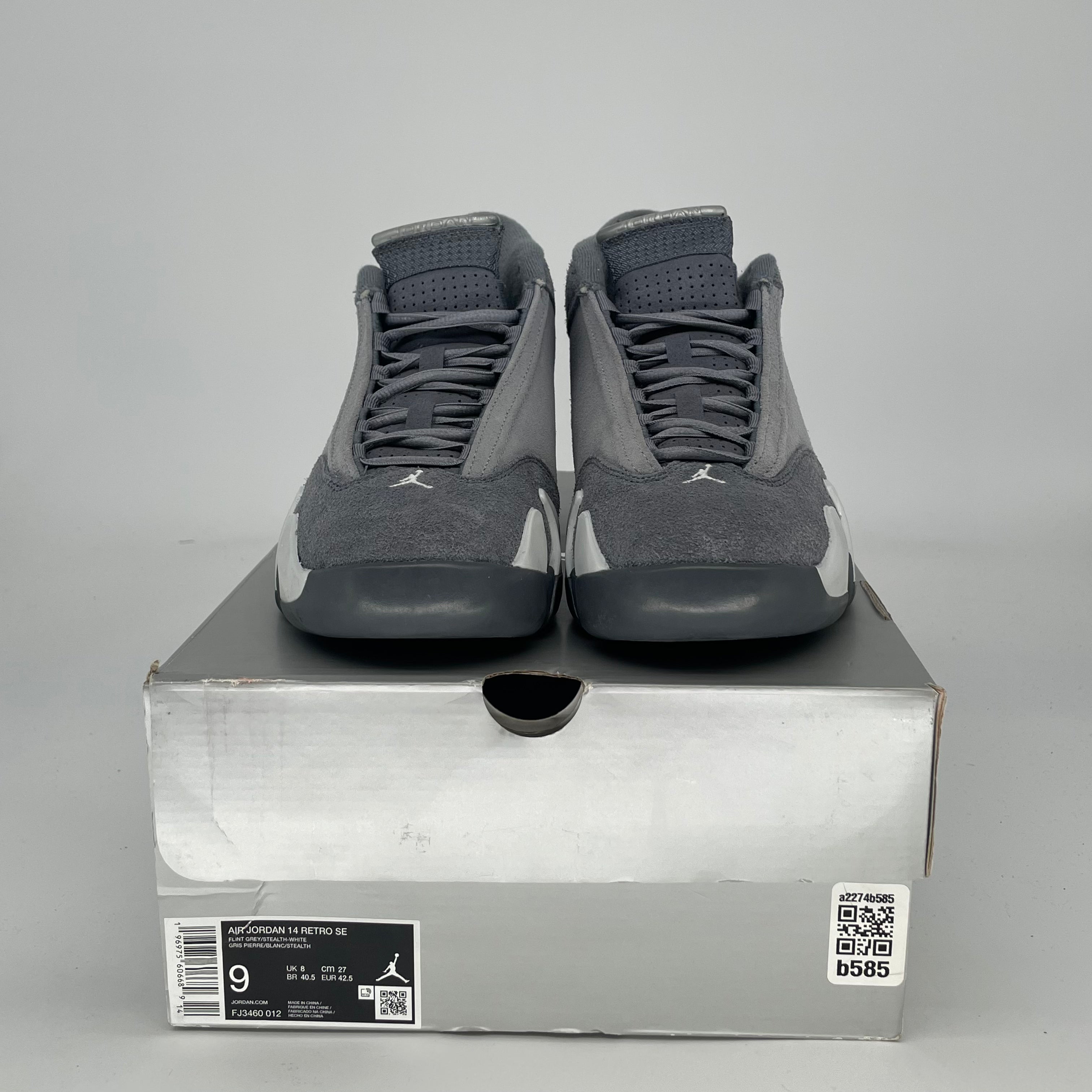 AIR JORDAN 14 FLINT GREY FJ3460-012 SIZE 9/10.5W
