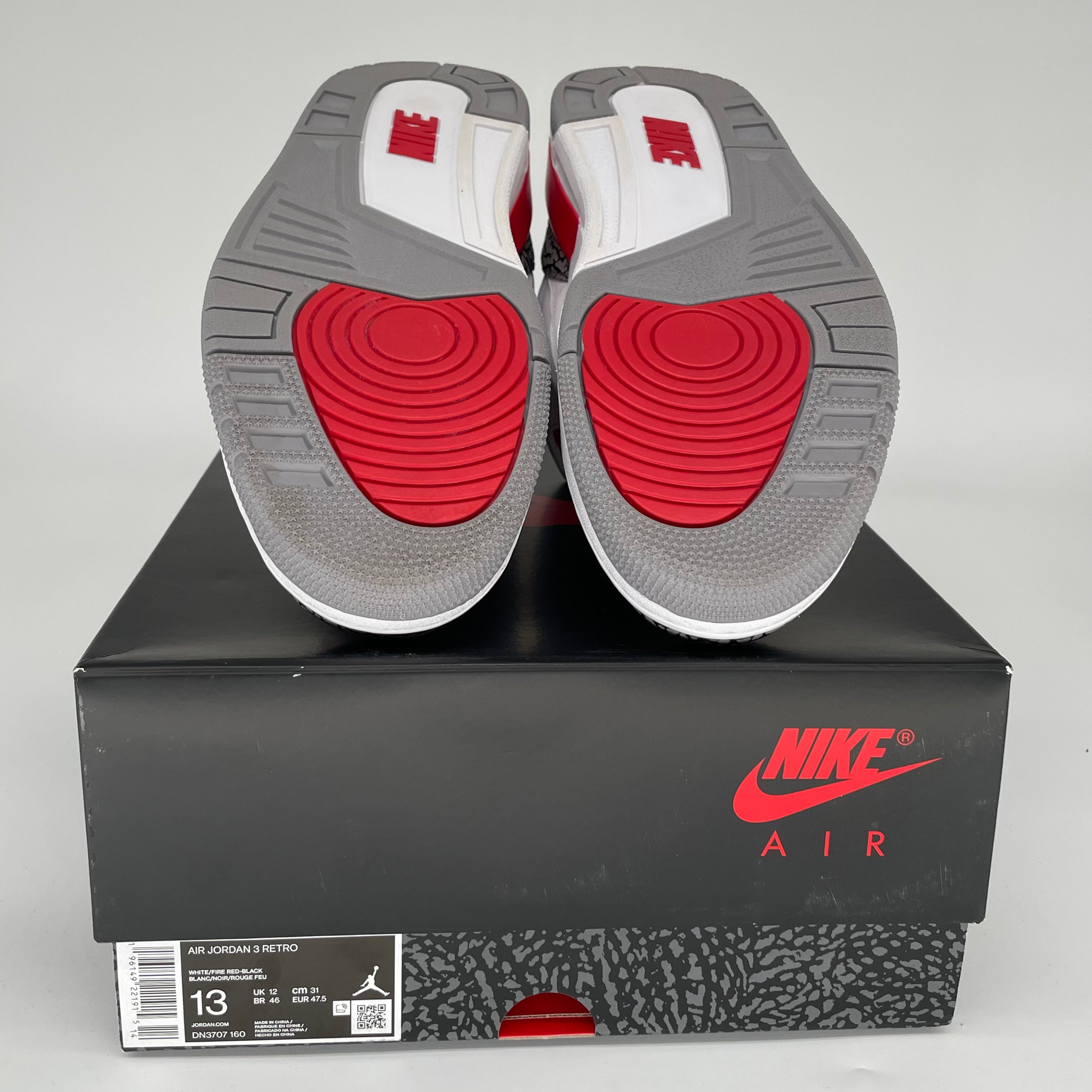 AIR JORDAN 3 FIRE RED SIZE 13 DN3707-160