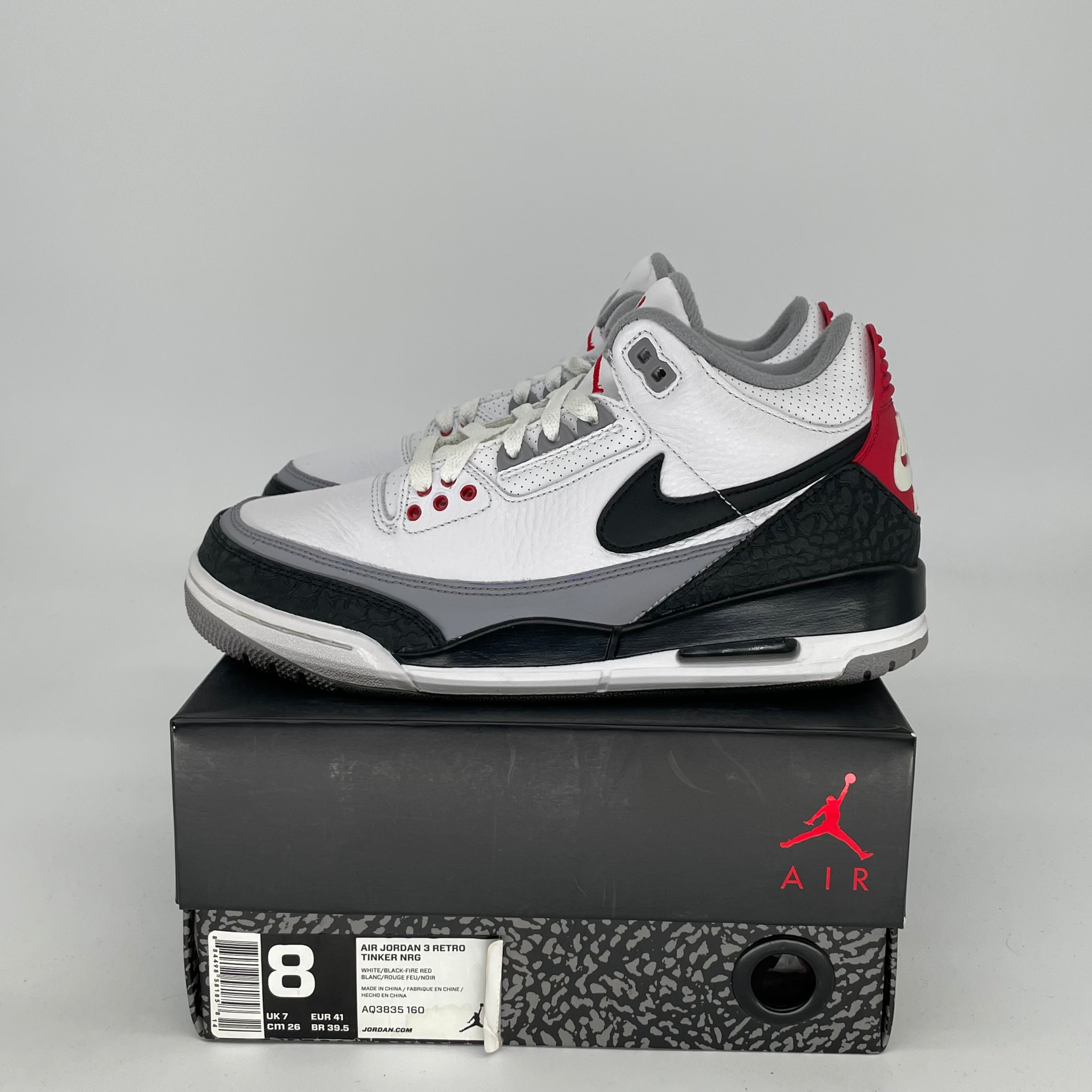 AIR JORDAN 3 TINKER HATFIELD SIZE 8/9.5W AQ3835-160