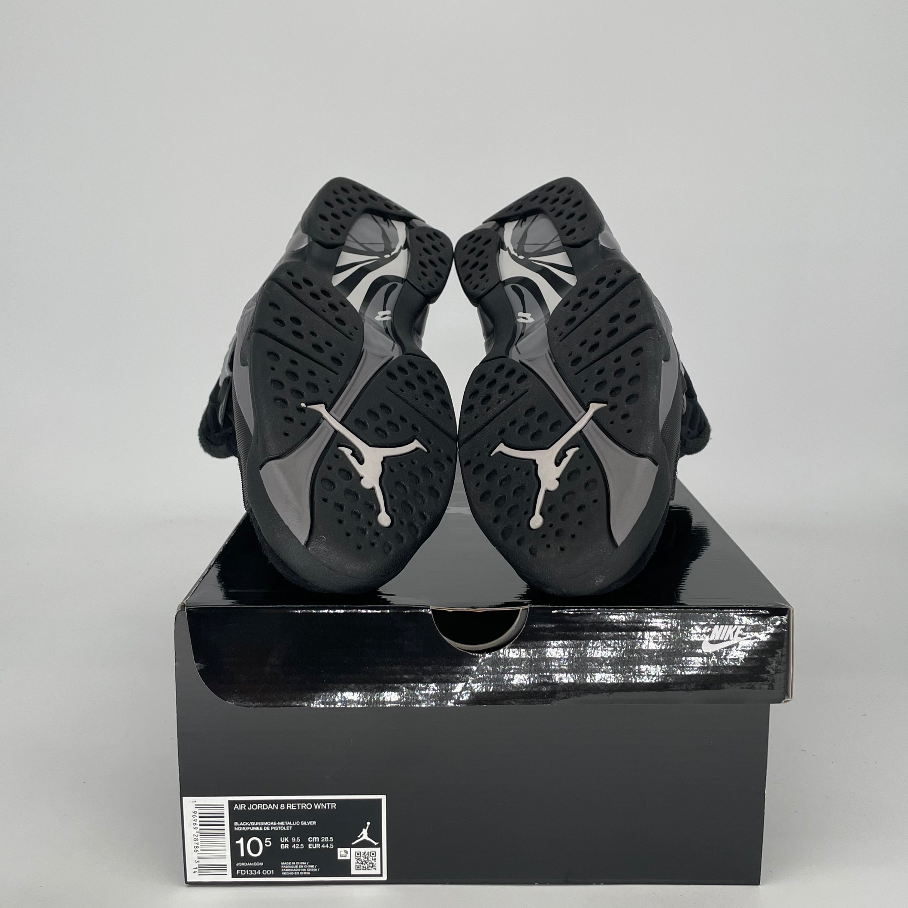 AIR JORDAN 8 WINTERIZED GUNSMOKE FD1334-001 SIZE 10.5/12W