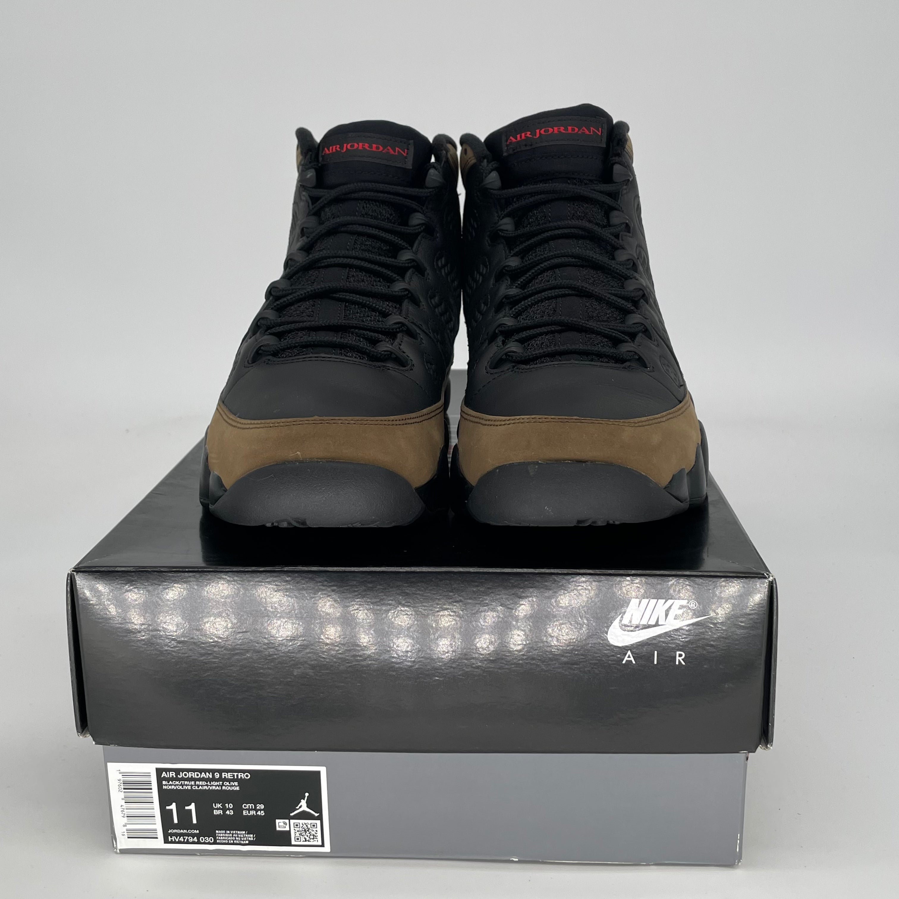 AIR JORDAN 9 OLIVE SIZE 11/12.5W HV4794-030