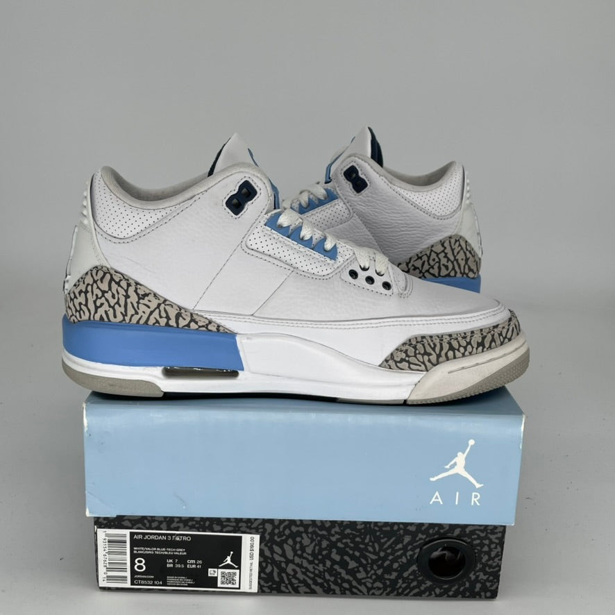 AIR JORDAN 3 UNC SIZE 8 CT8532-104
