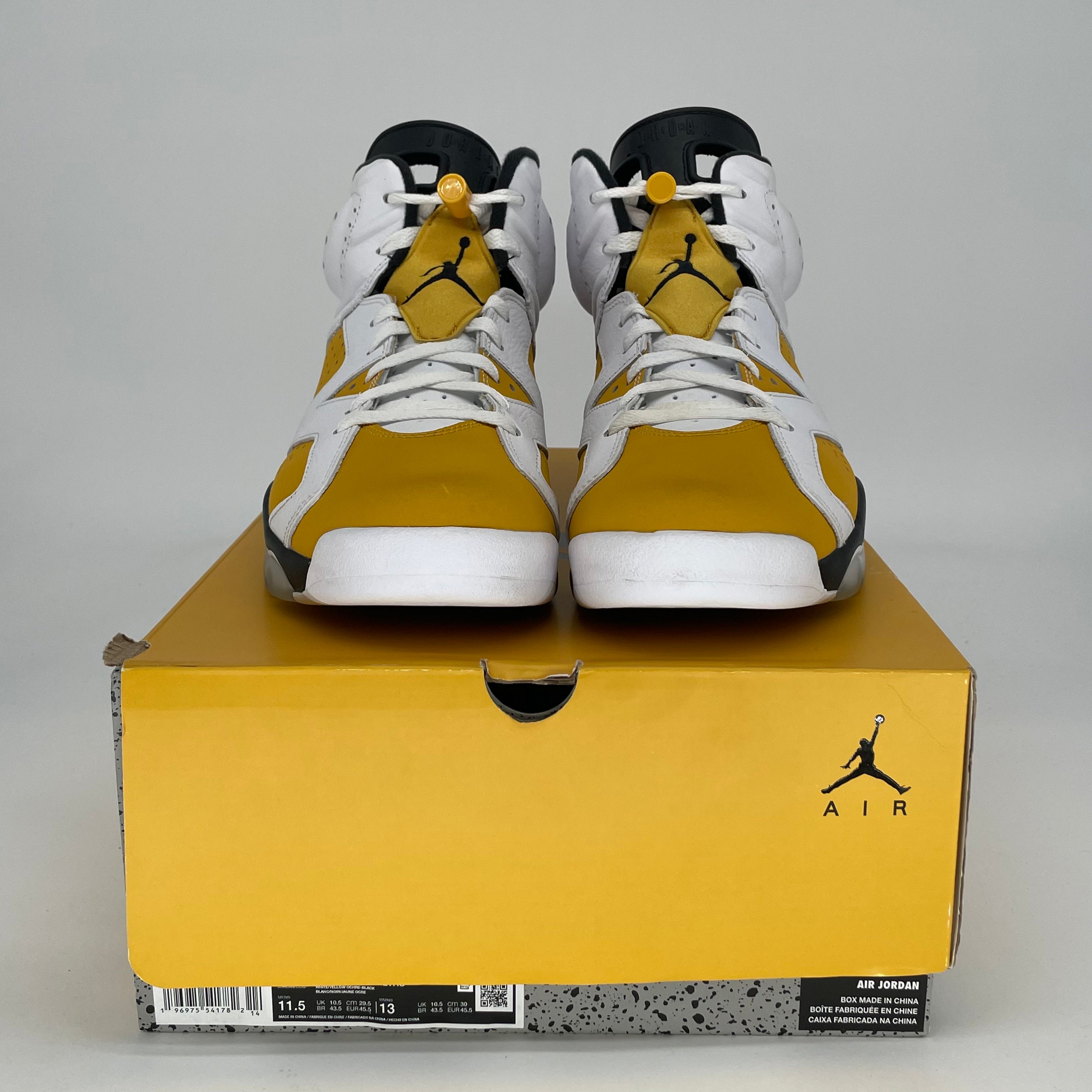 AIR JORDAN 6 YELLOW OCHRE CT8529-170 SIZE 11.5/13W