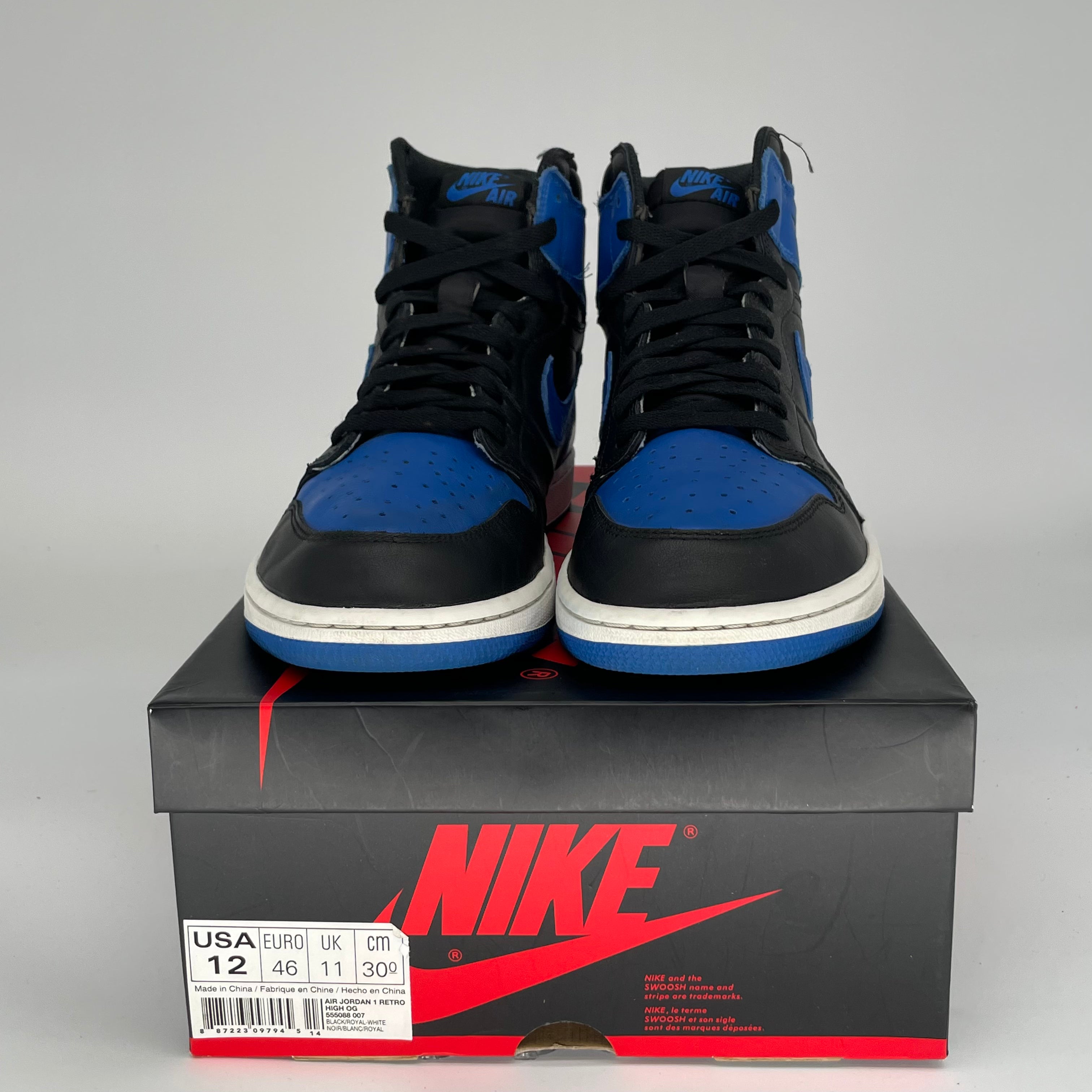 AIR JORDAN 1 ROYAL SIZE 12 555088-007