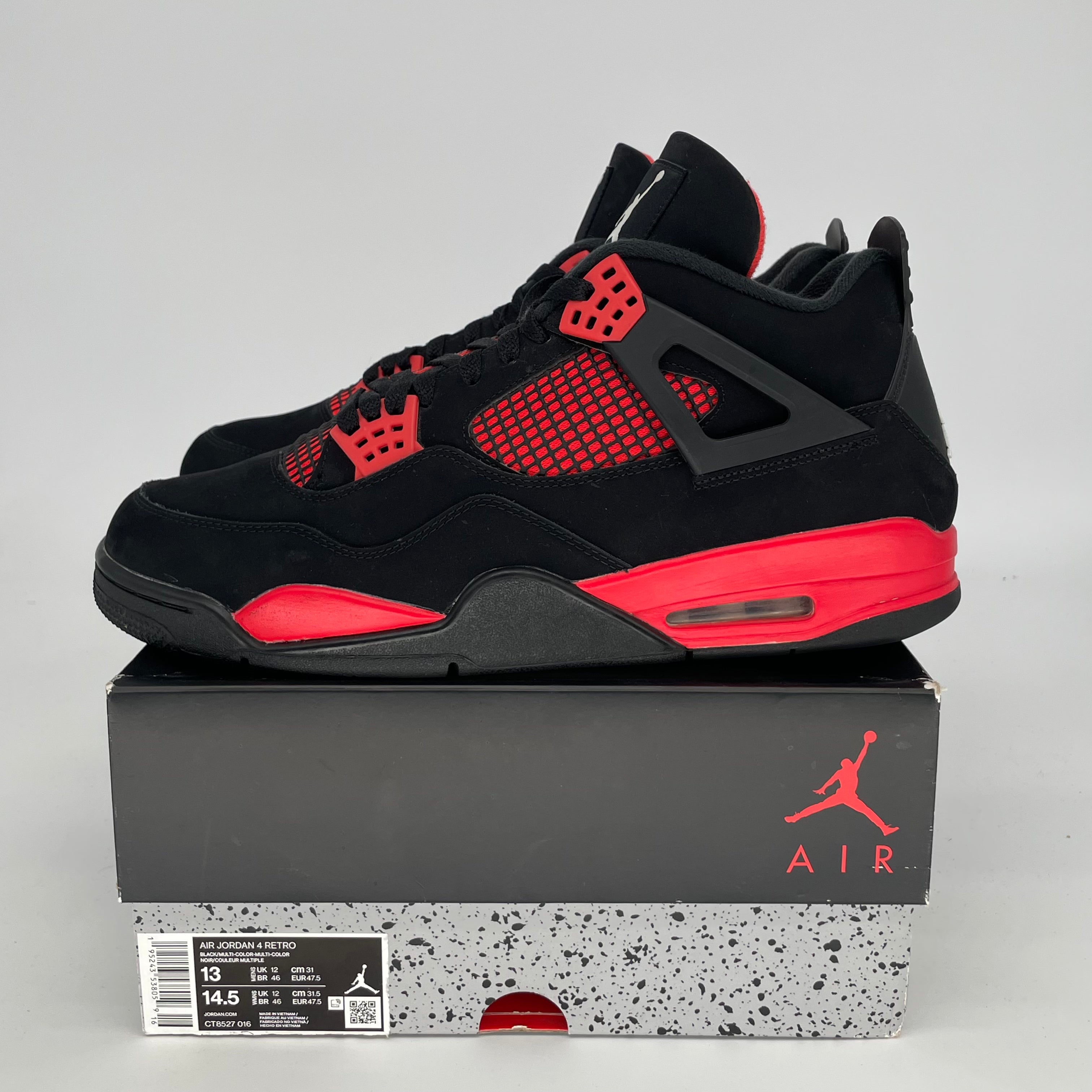 AIR JORDAN 4 RED THUNDER SIZE 13 CT8527-016