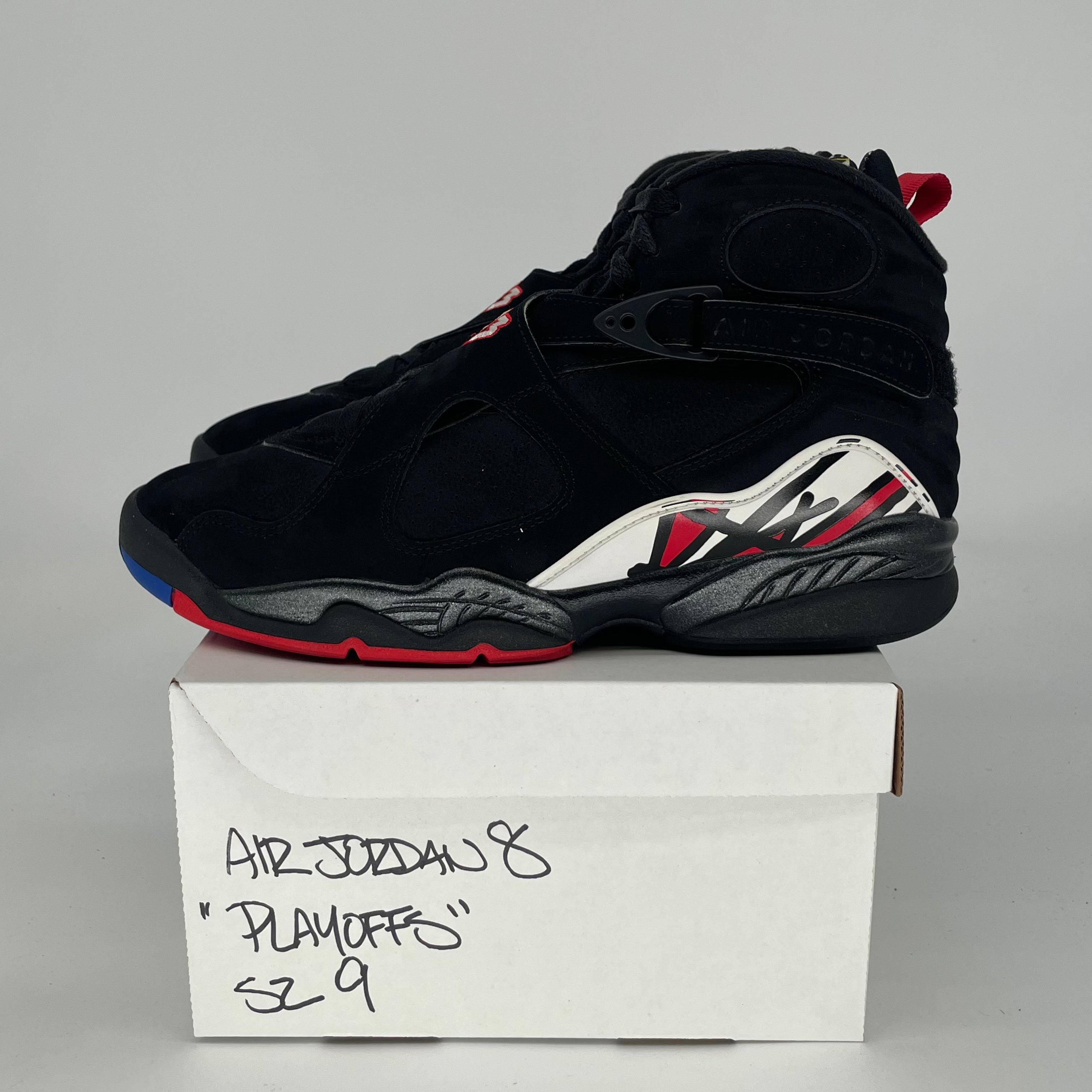AIR JORDAN 8 PLAYOFFS 305381-062 SIZE 9/10.5W