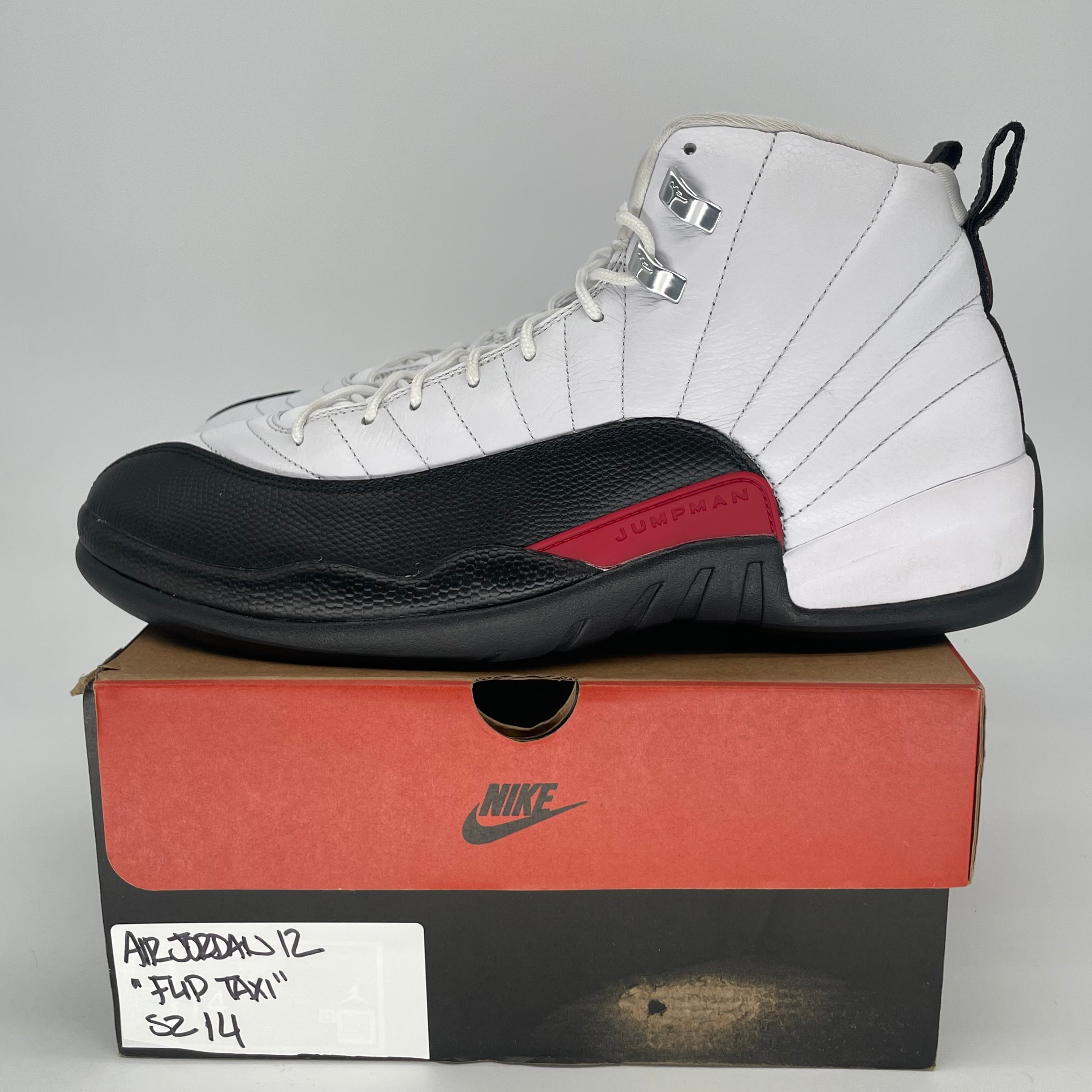 AIR JORDAN 12 TAXI FLIP CT8013-162 SIZE 14/15.5W