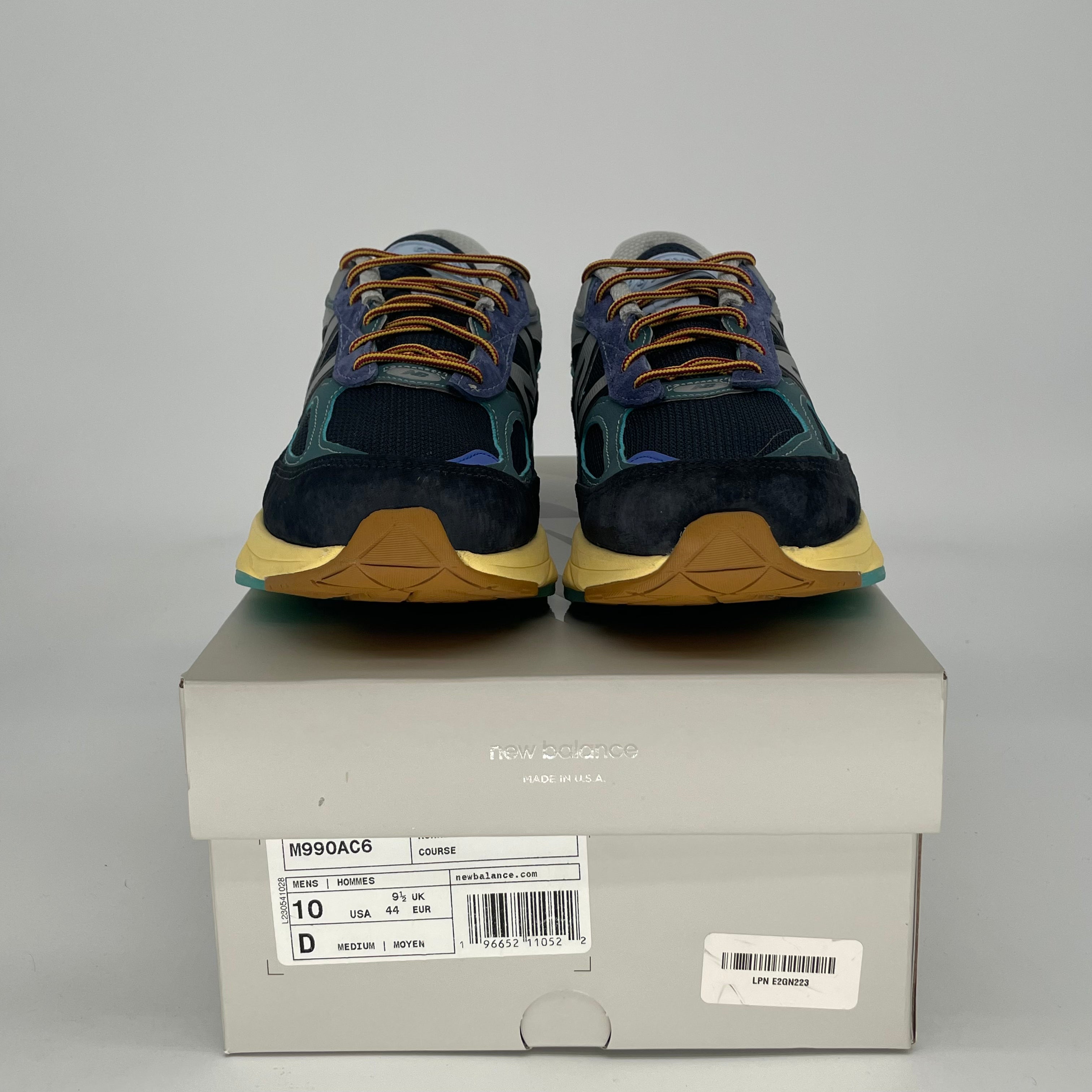 NEW BALANCE 990V6 MIUSA ACTION BRONSON LAPIS LAZULI M990AC6 SIZE 10/11.5W
