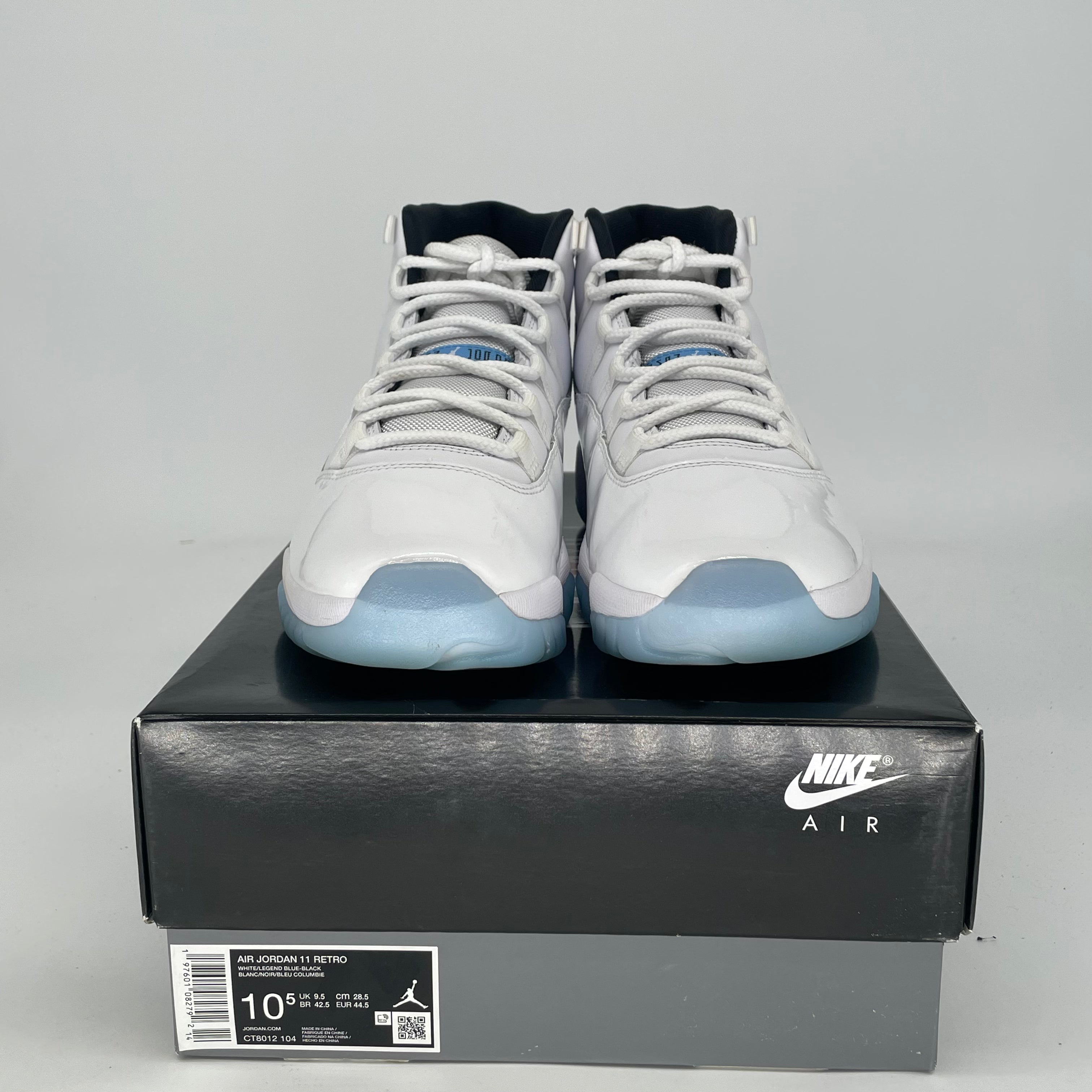 AIR JORDAN 11 LEGEND BLUE CT8012-104 SIZE 10.5/12W