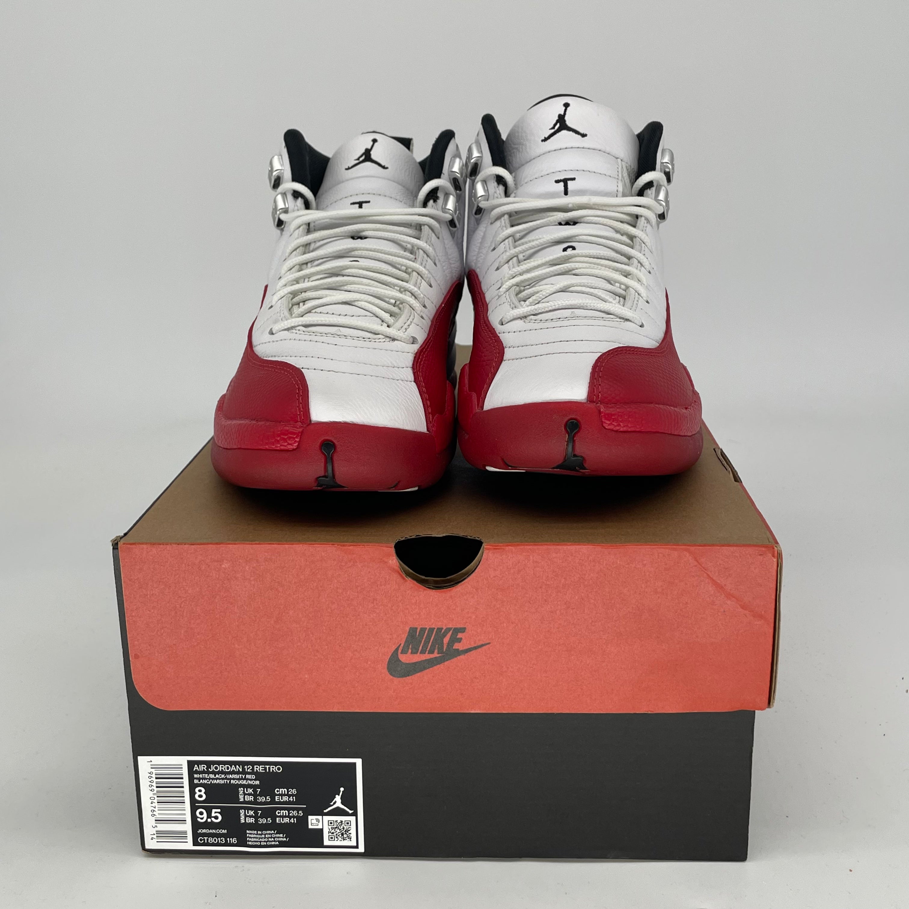 AIR JORDAN 12 CHERRY SIZE 8/9.5W CT8013-116