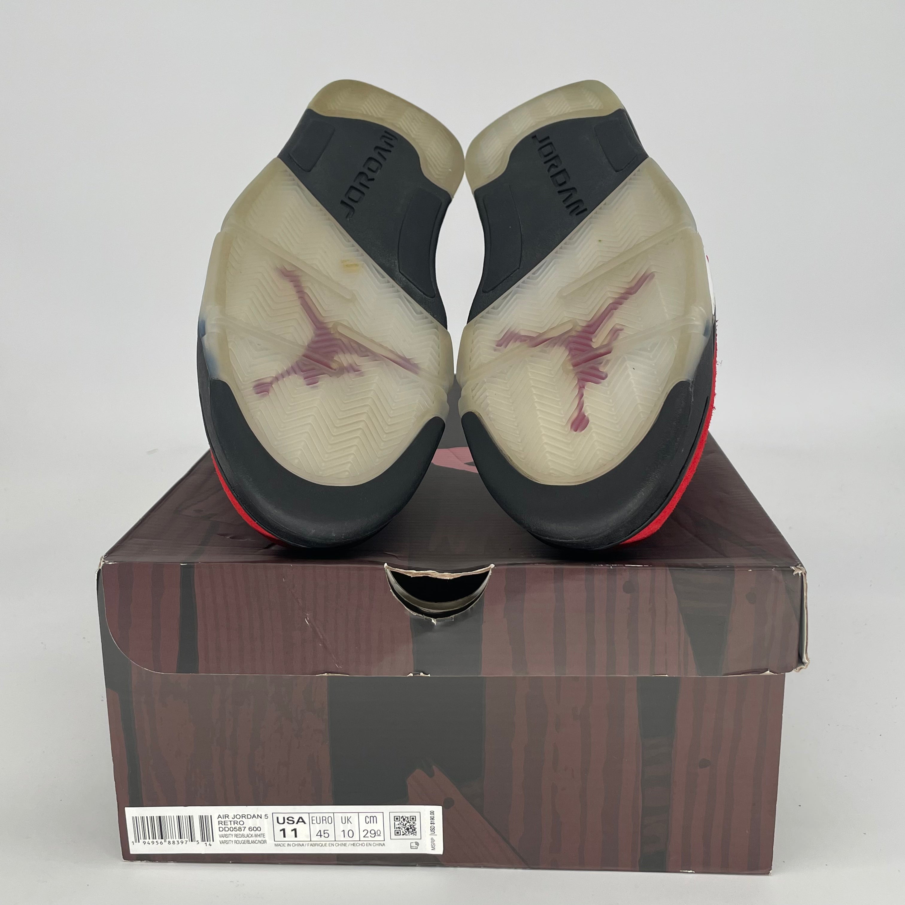 AIR JORDAN 5 RAGING BULL DD0587-600 SIZE 11/12.5W