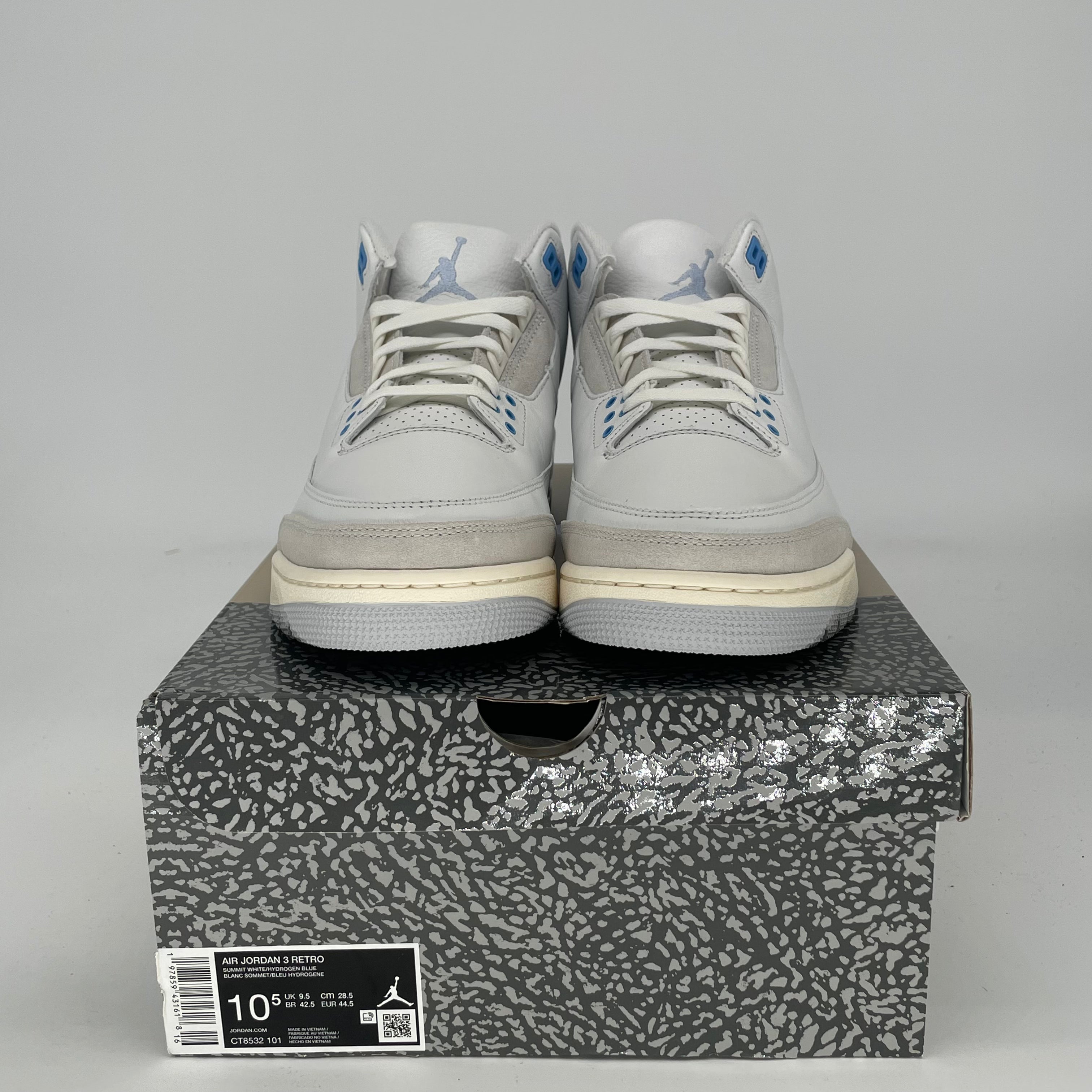 AIR JORDAN 3 LUCKY SHORTS CT8532-101 SIZE 10.5/12W