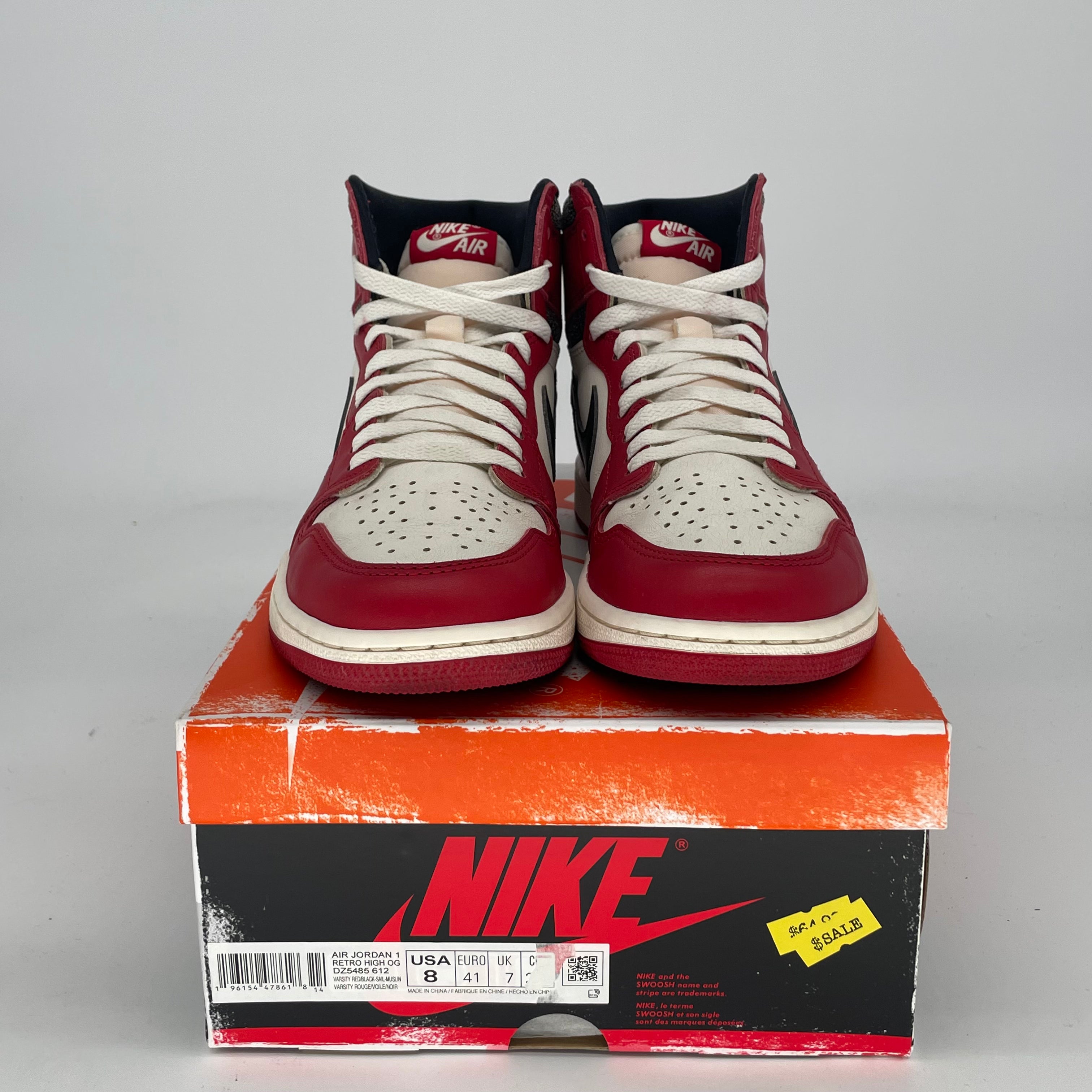 AIR JORDAN 1 CHICAGO LOST AND FOUND DZ5485-612 SIZE 8/9.5W