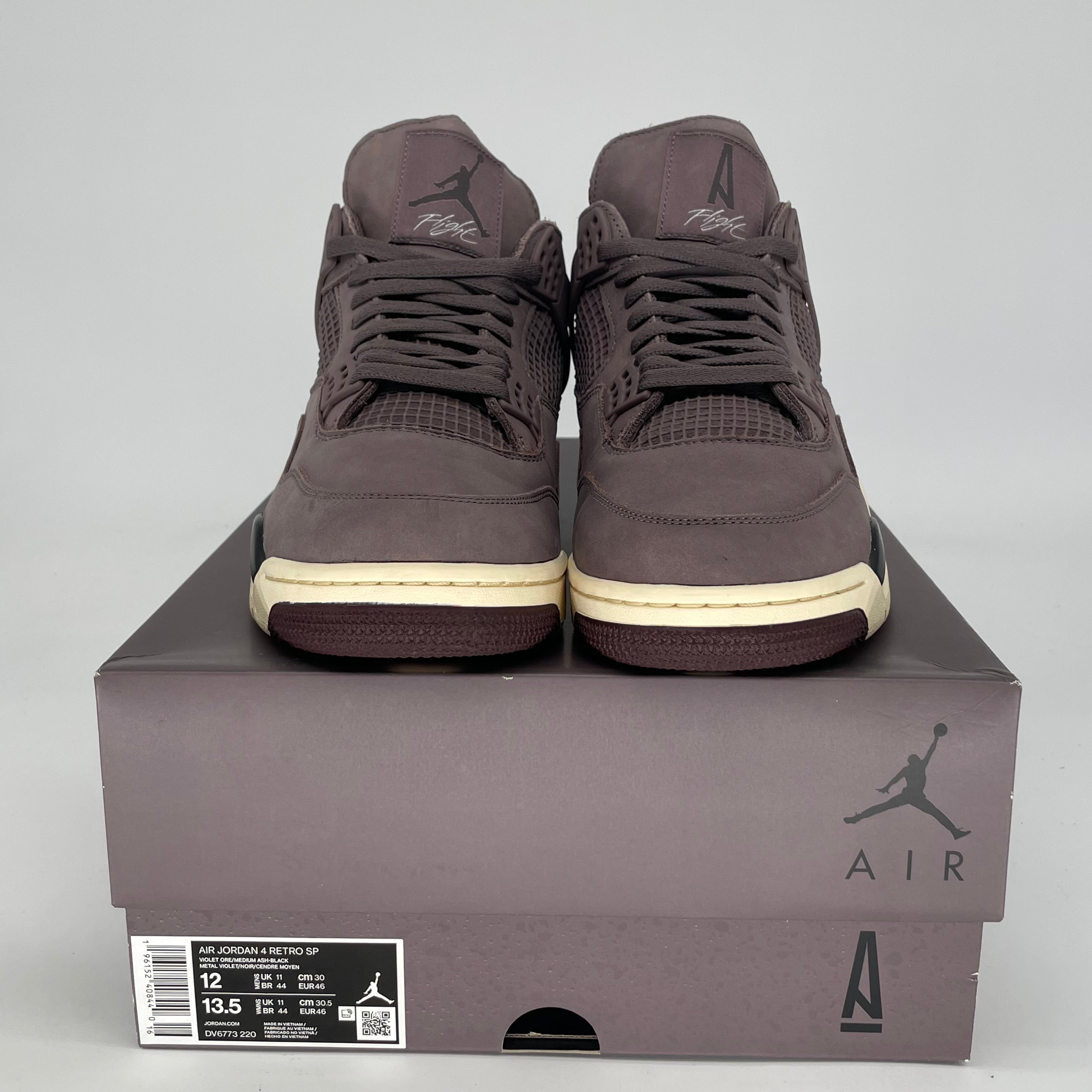 AIR JORDAN 4 A MA MANIERE VIOLET ORE DV6773-220 SIZE 12/13.5W