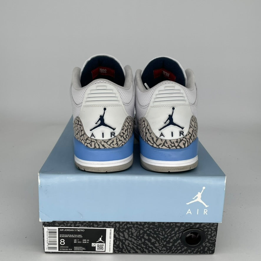 AIR JORDAN 3 UNC SIZE 8 CT8532-104