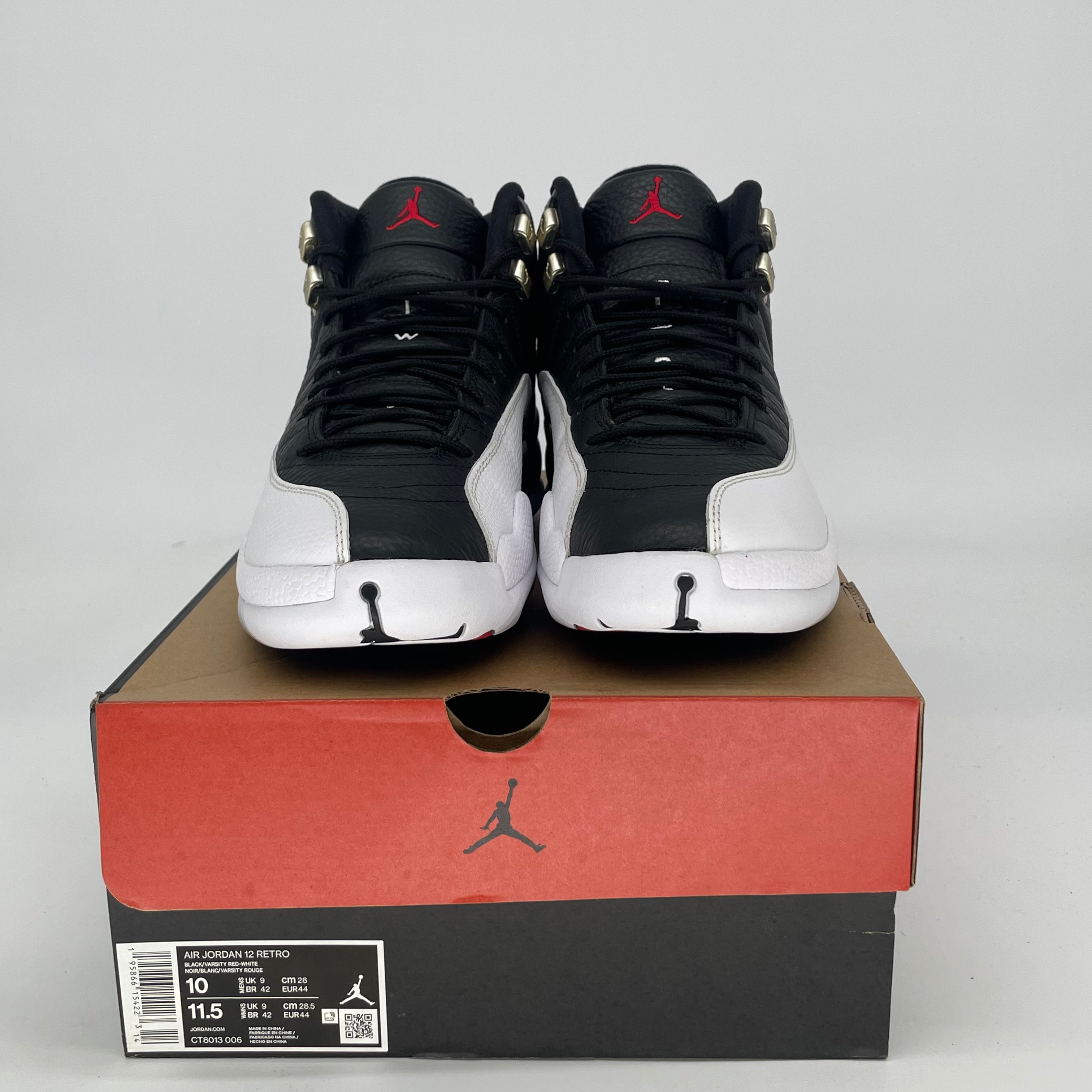 AIR JORDAN 12 PLAYOFFS CT8013-006 SIZE 10/11.5W